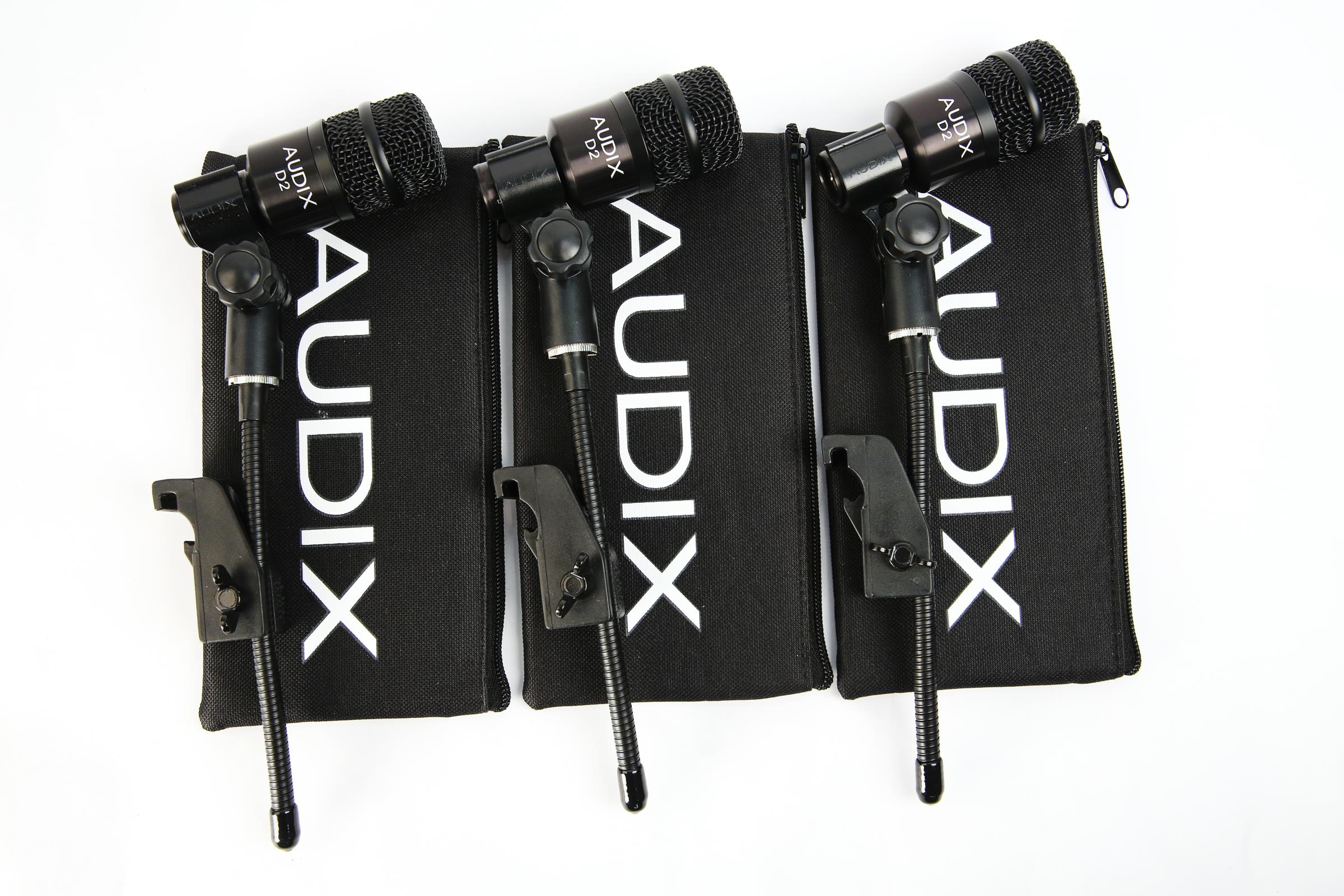 Audix D2 Trio inkl. D-Vice Klemmen (3-er Set)