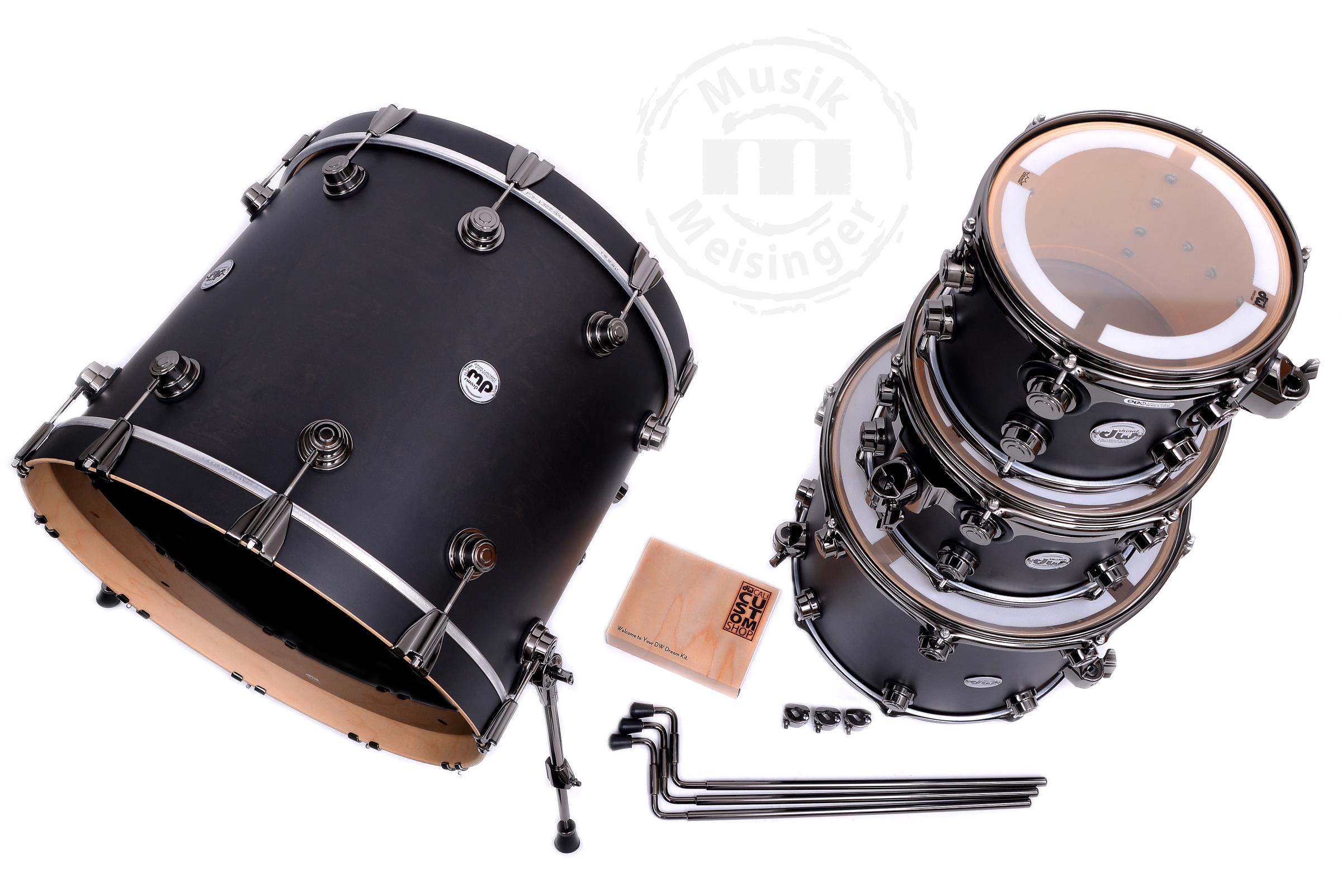 dw Collectors 22B/10T/12T/16FT Ebony Satin Oil