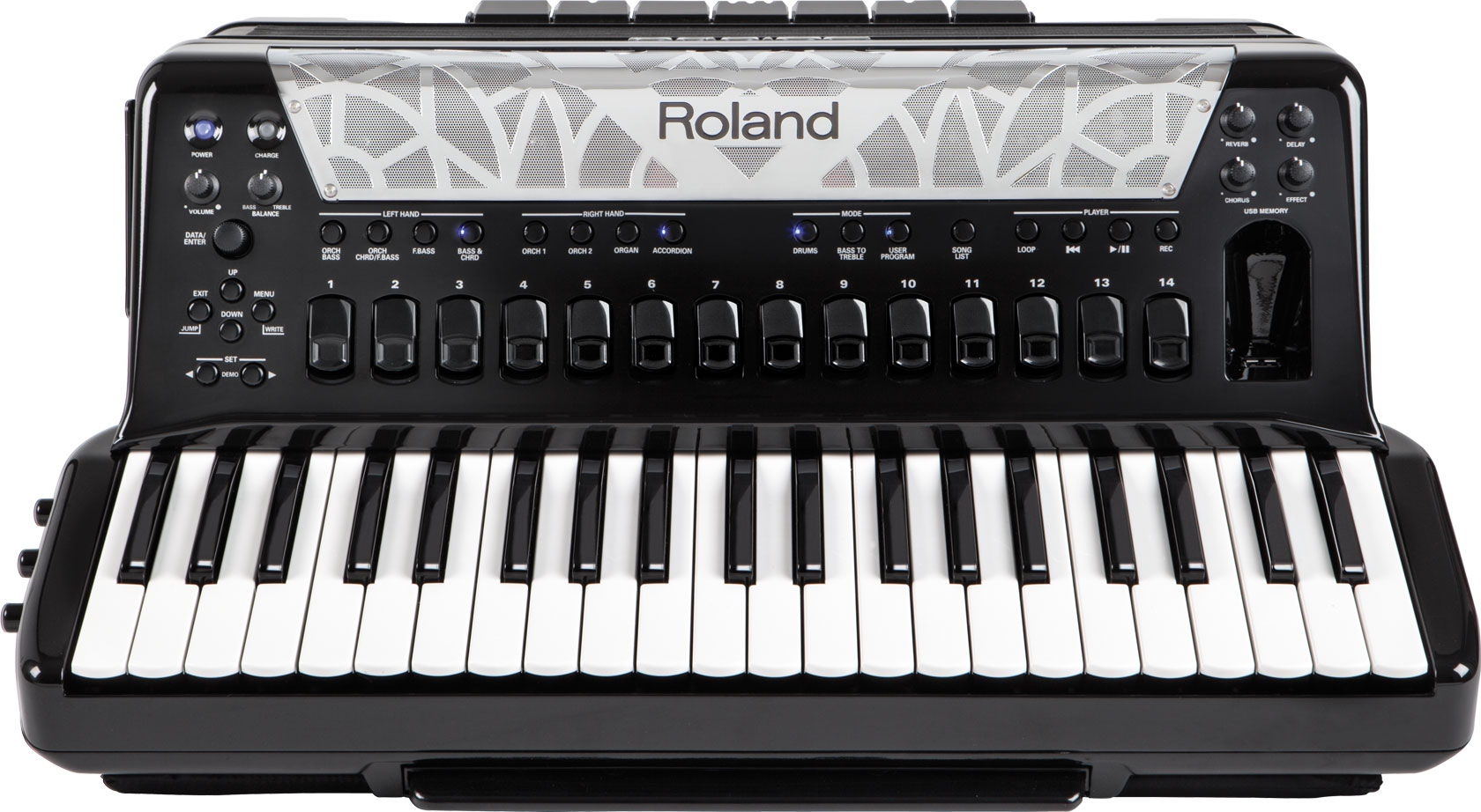 Roland FR-8 X BK V-Accordion inkl. Soft Bag