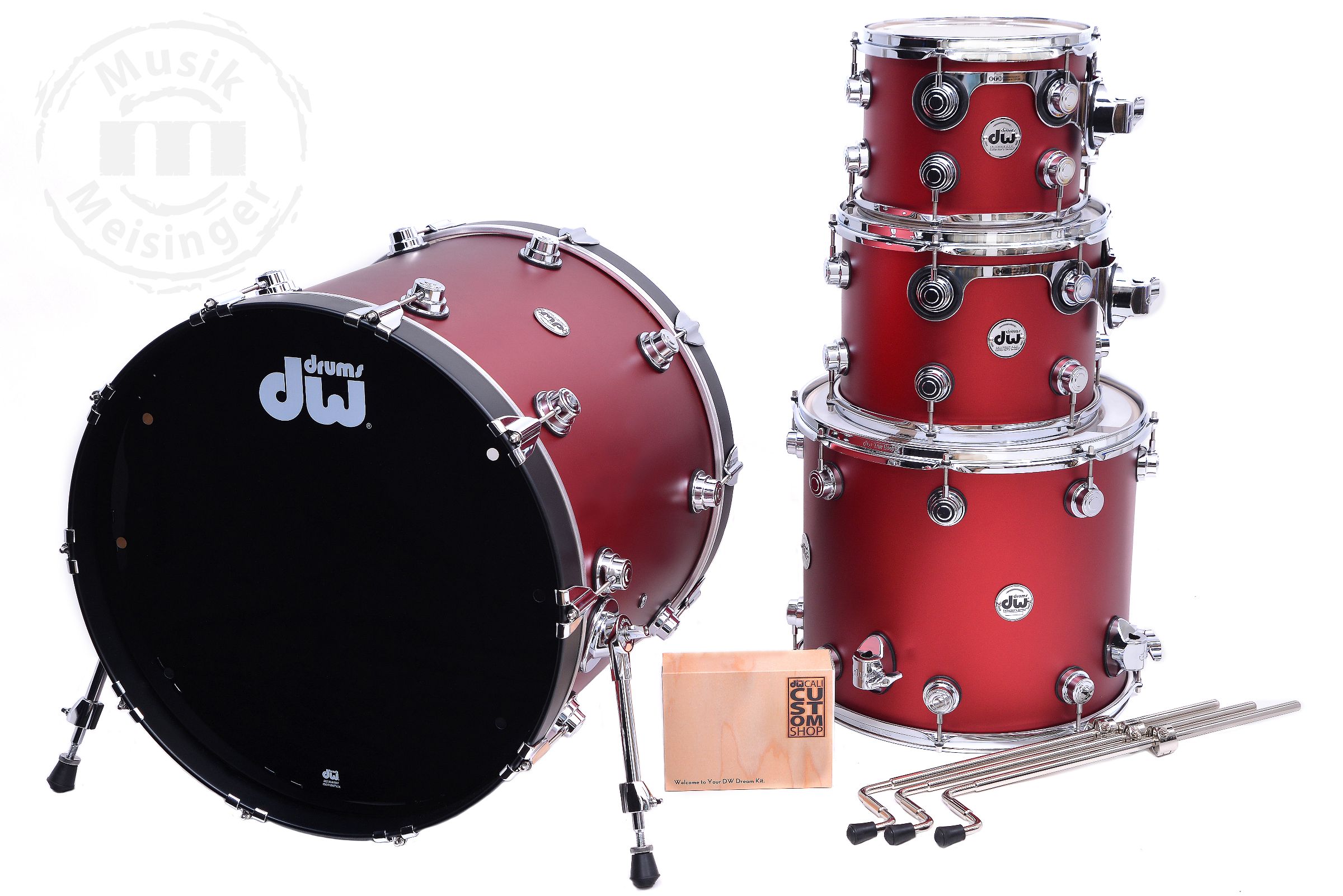 dw Collectors 22B/10T/12T/16F Black Cherry Metallic