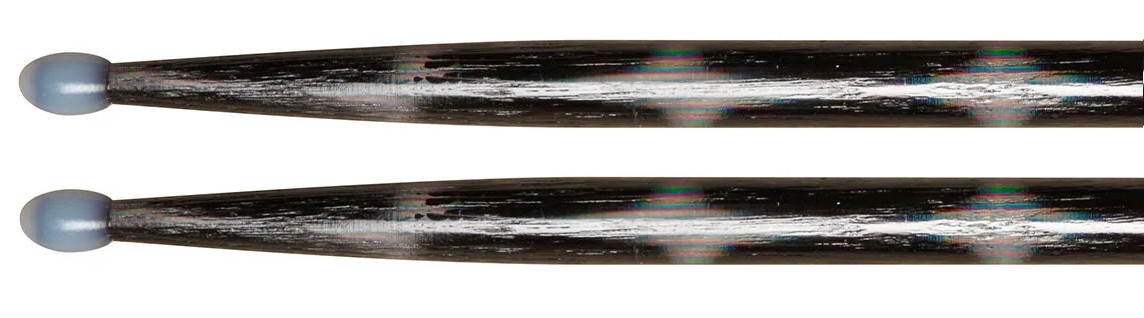 Vater Color Wrap Black Power 5BN Hickory Nylon Tip