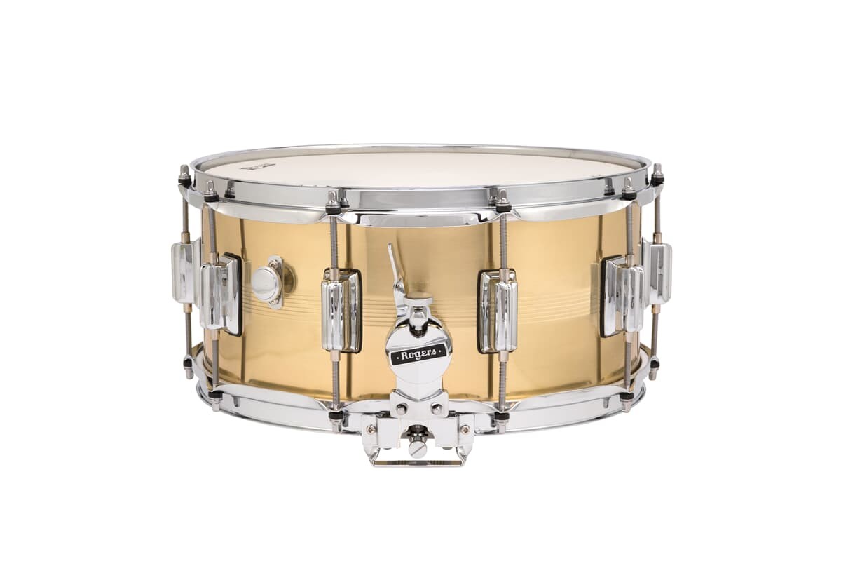 Rogers 14x6,5 Dyna-Sonic Snare Natural Brass