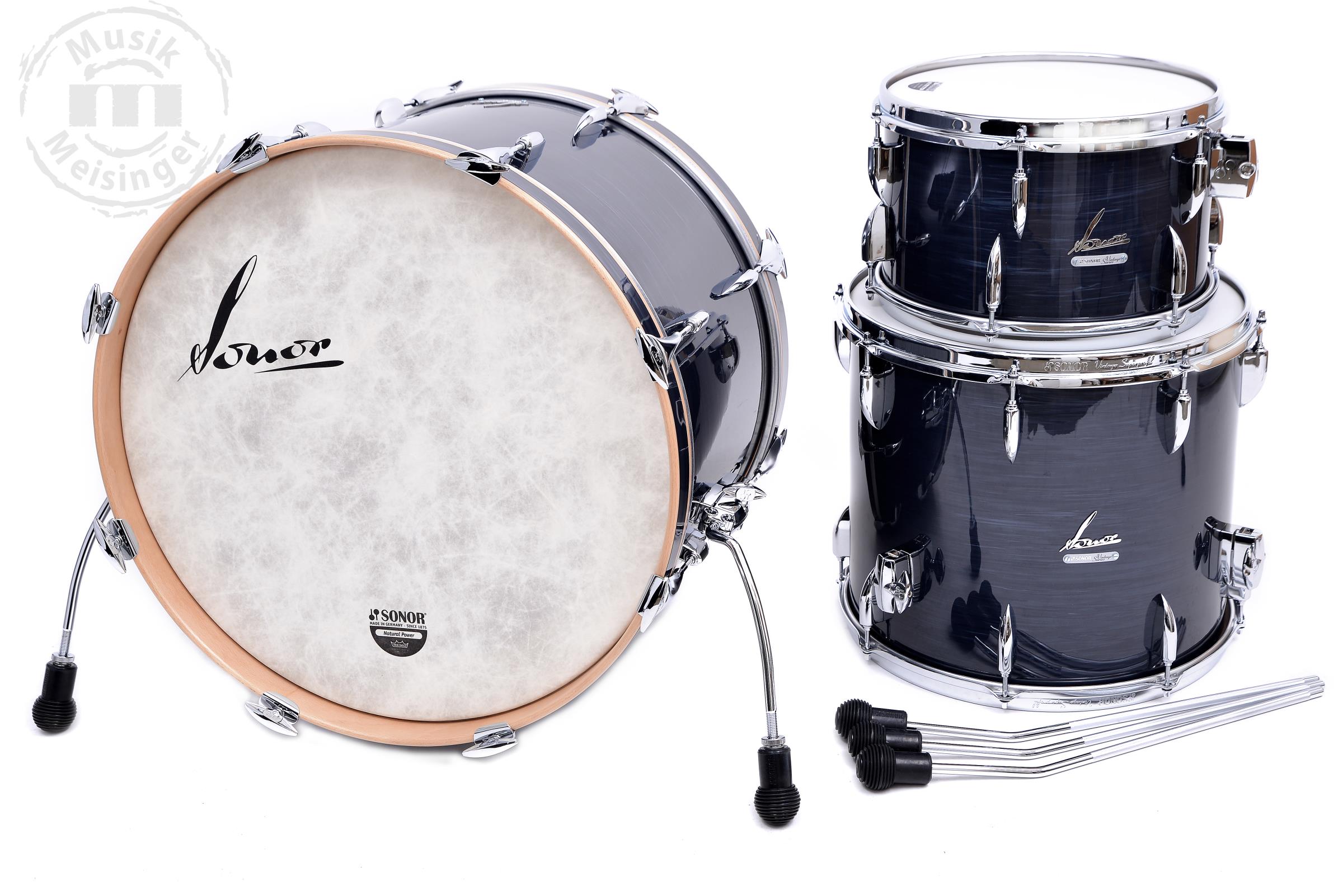 Sonor Vintage Three22 Black Slate 22/13/16