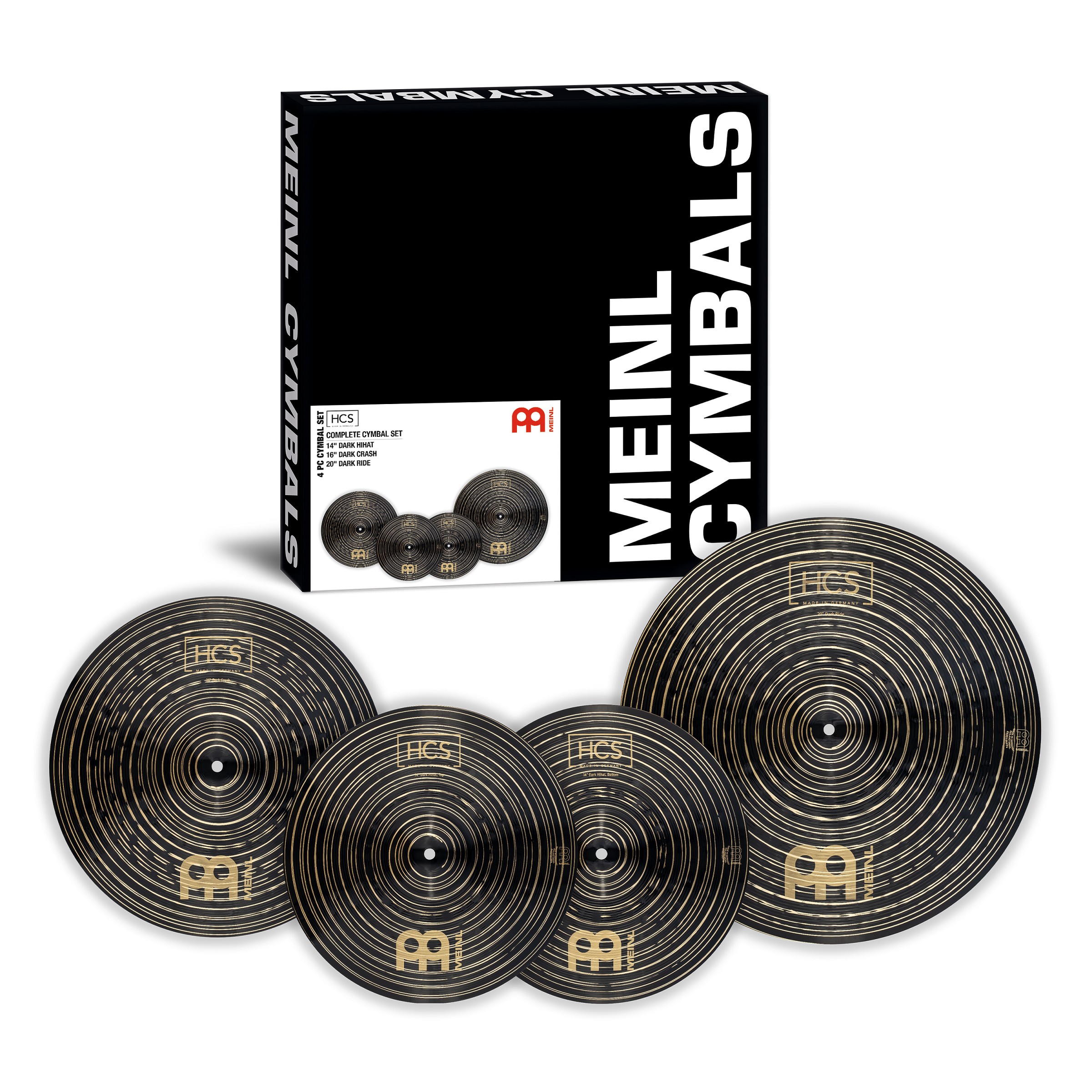 Meinl HCS Dark 14H/16C/20R Beckenset