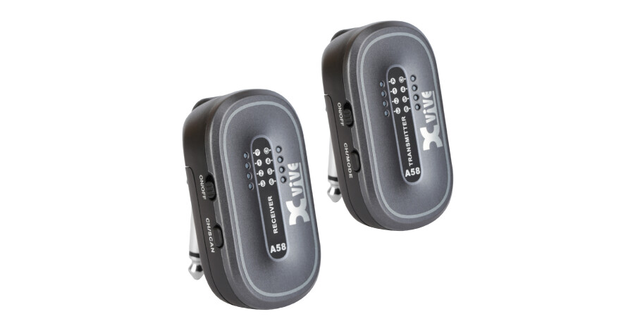 XVive A58 Wireless Guitar System, 5.8 GHz