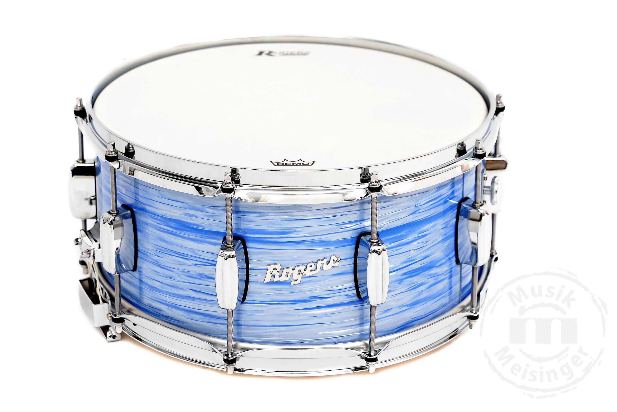 Rogers 14x6,5 Dyna-Sonic Snare Blue Ripple