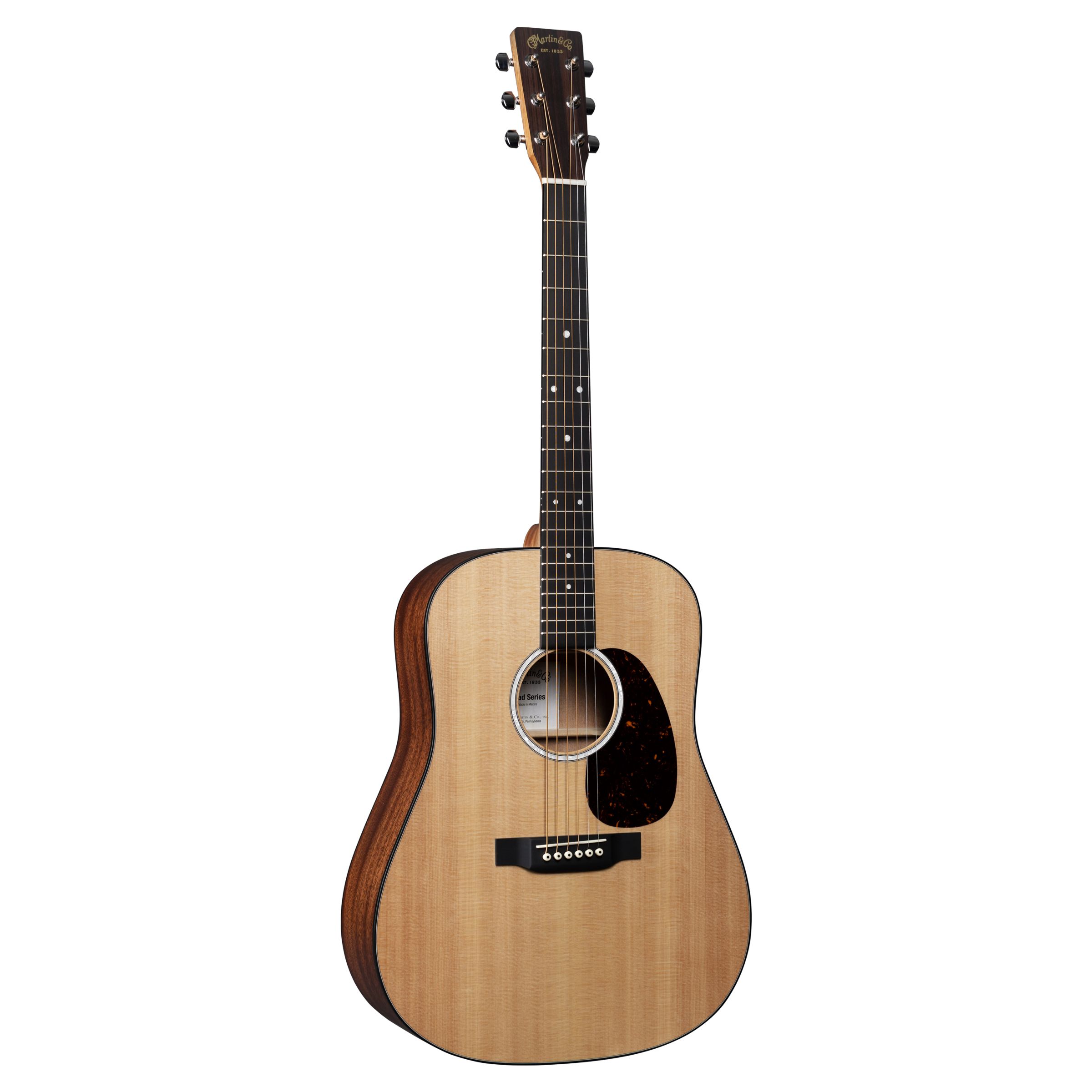 MARTIN GUITARS D-10E-02, Spruce, Sapele