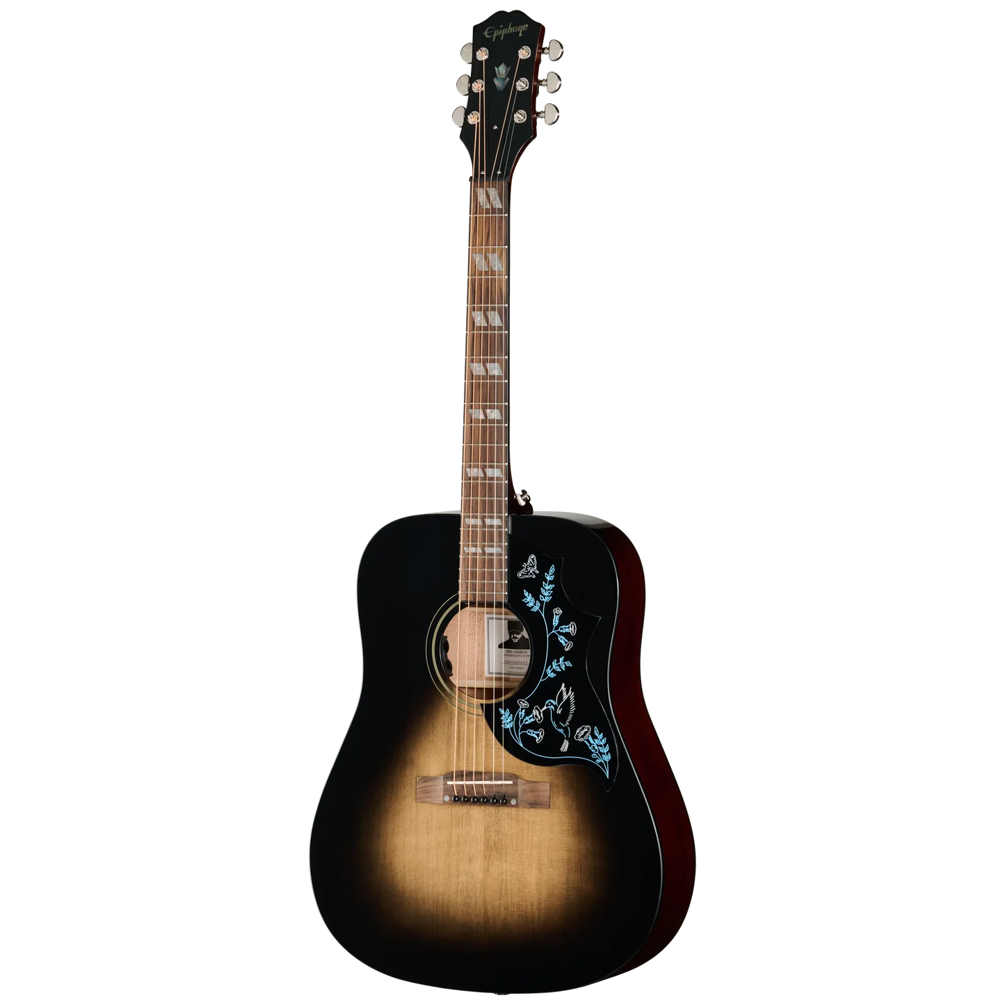 EPIPHONE Eric Church Hummingbird Dark, Cobra Burst