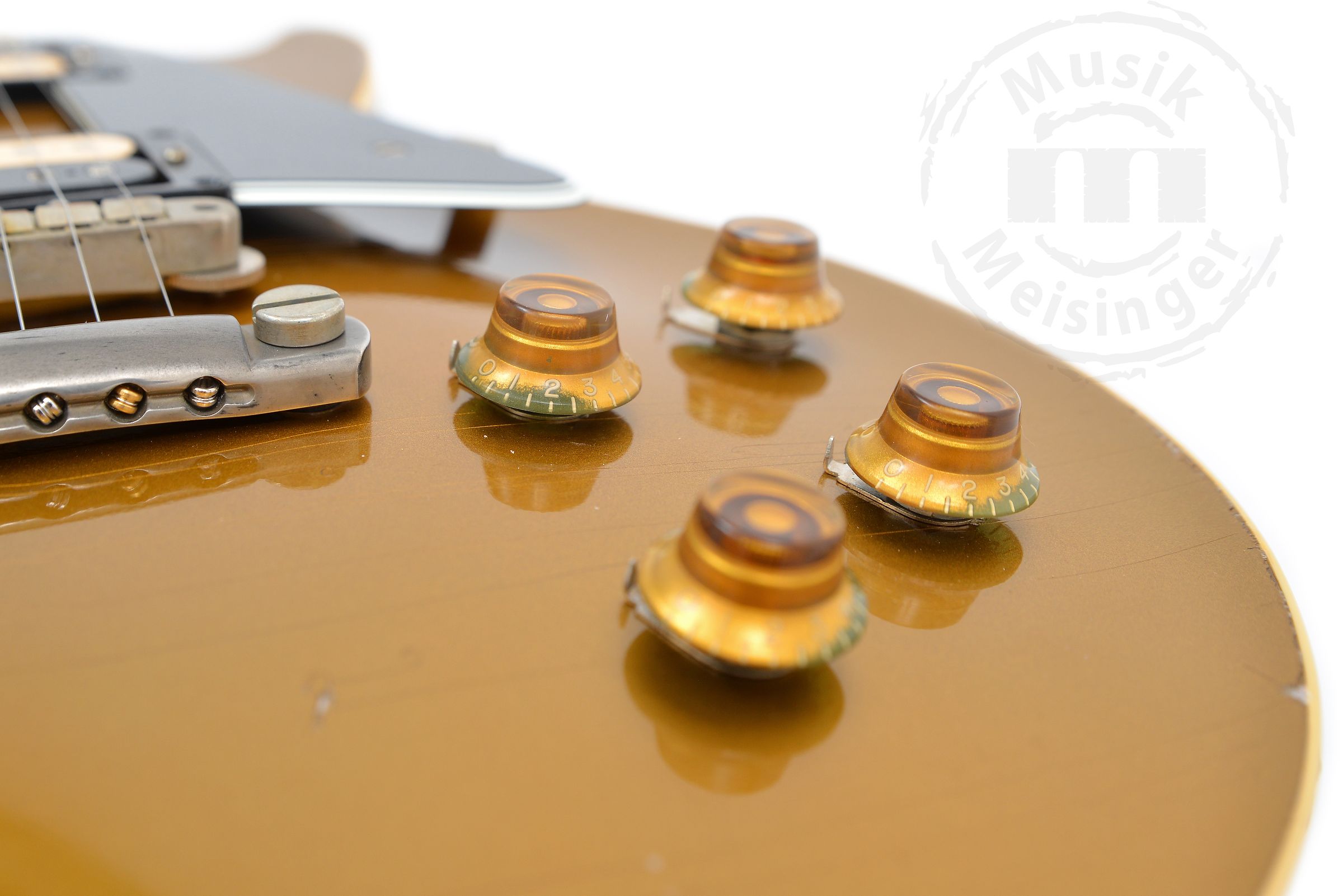 GIBSON 57 Les Paul Standard Goldtop Darkback Light Aged NH