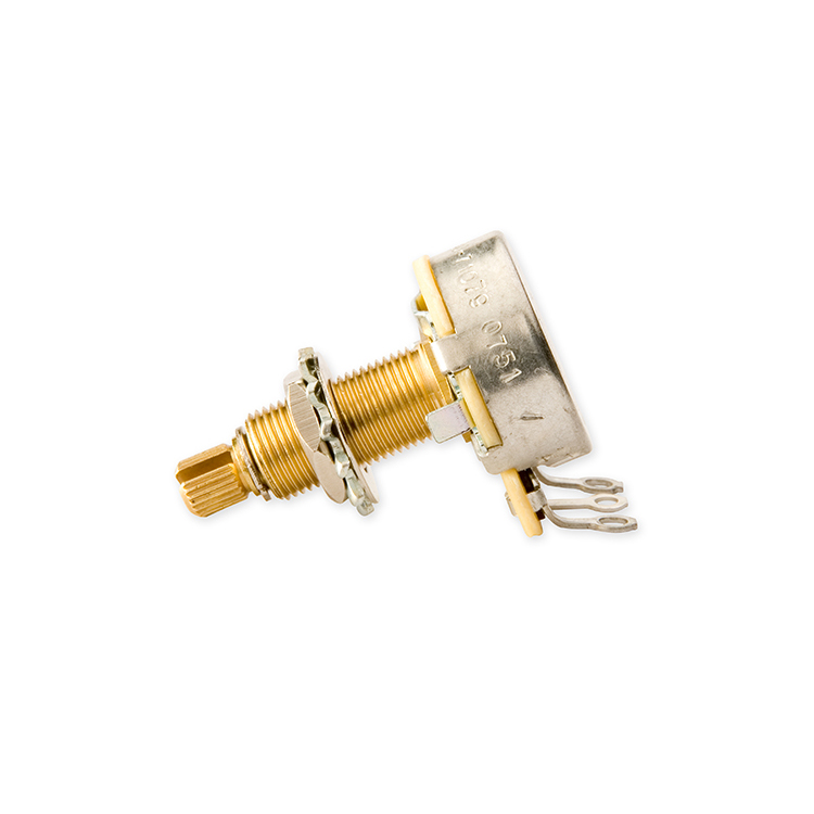 GIBSON 500k Ohm Audio Taper Potentiometer (langer Schaft)