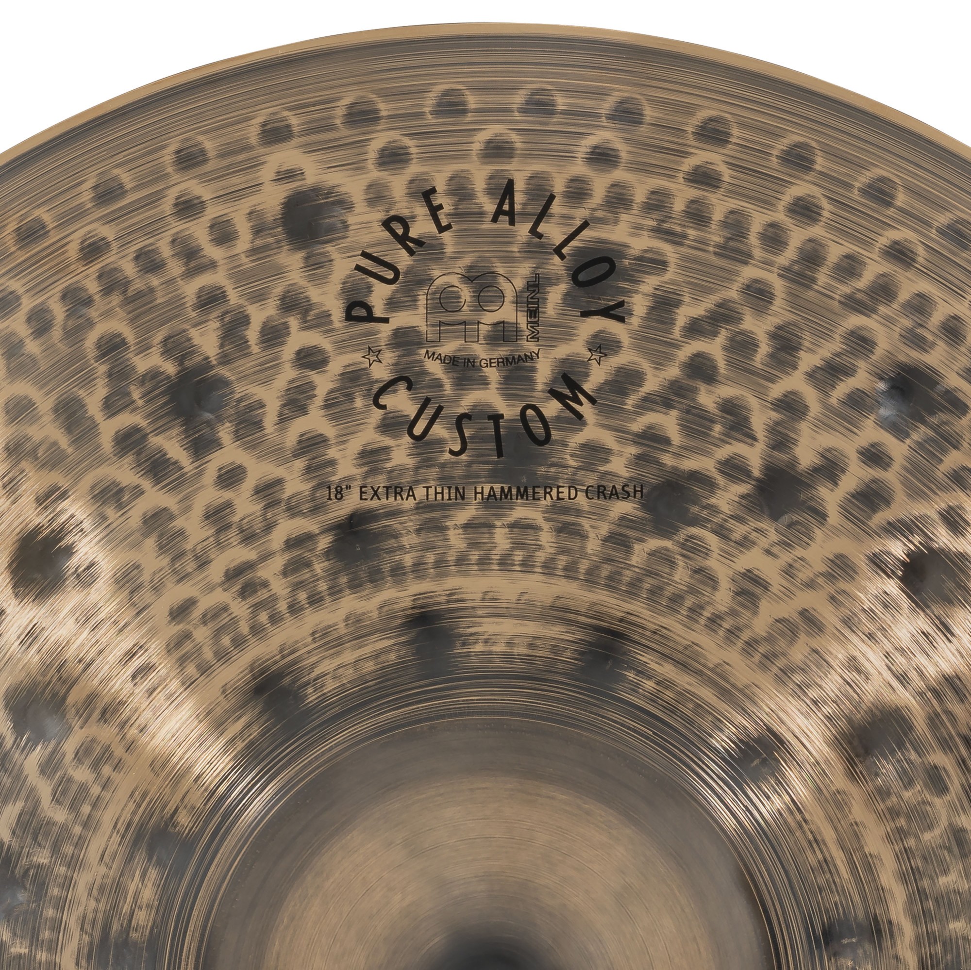 Meinl Pure Alloy 18" Custom Extra Thin Hammered Crash