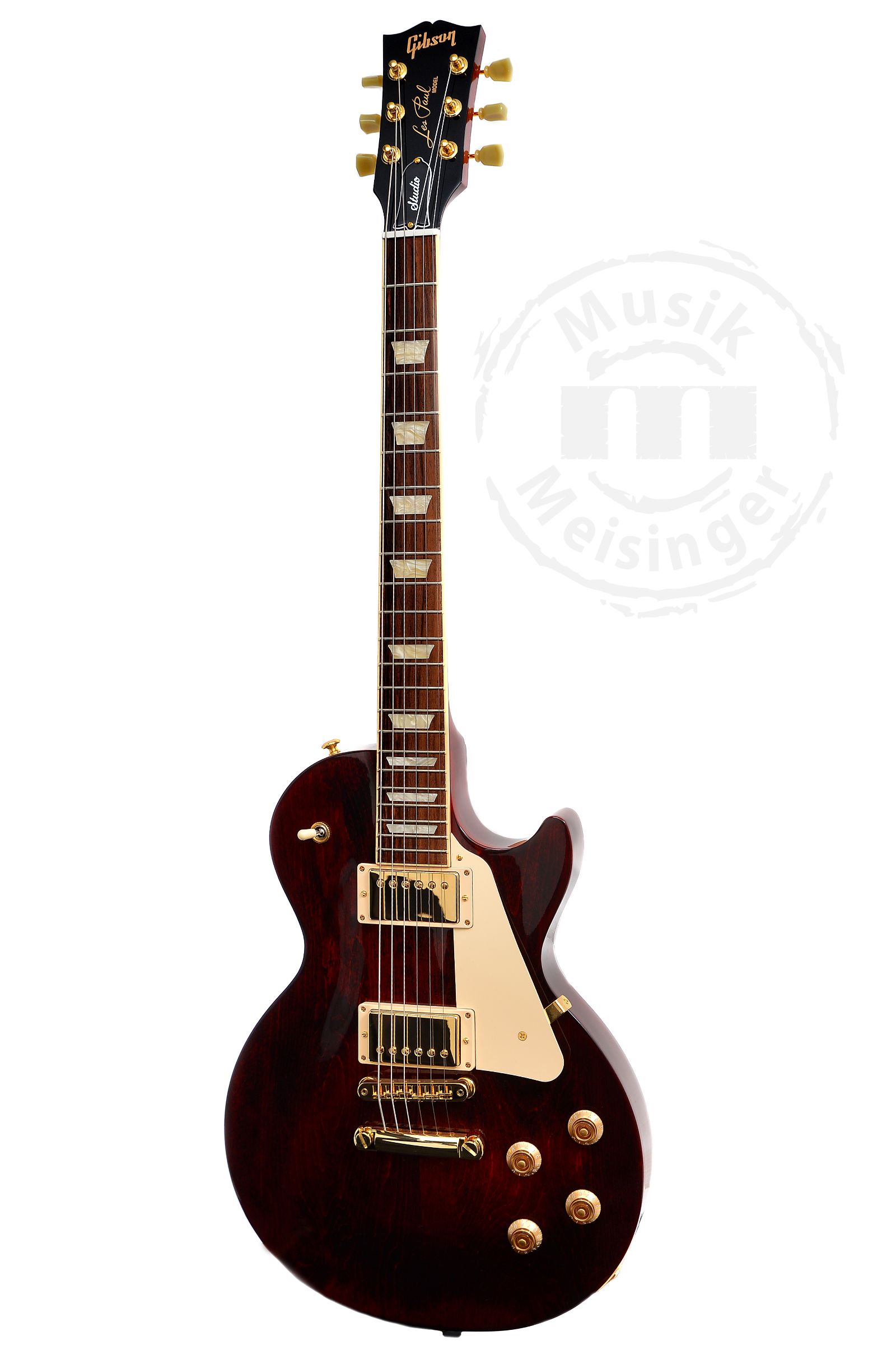 GIBSON Les Paul Studio Gold Hardware Wine Red