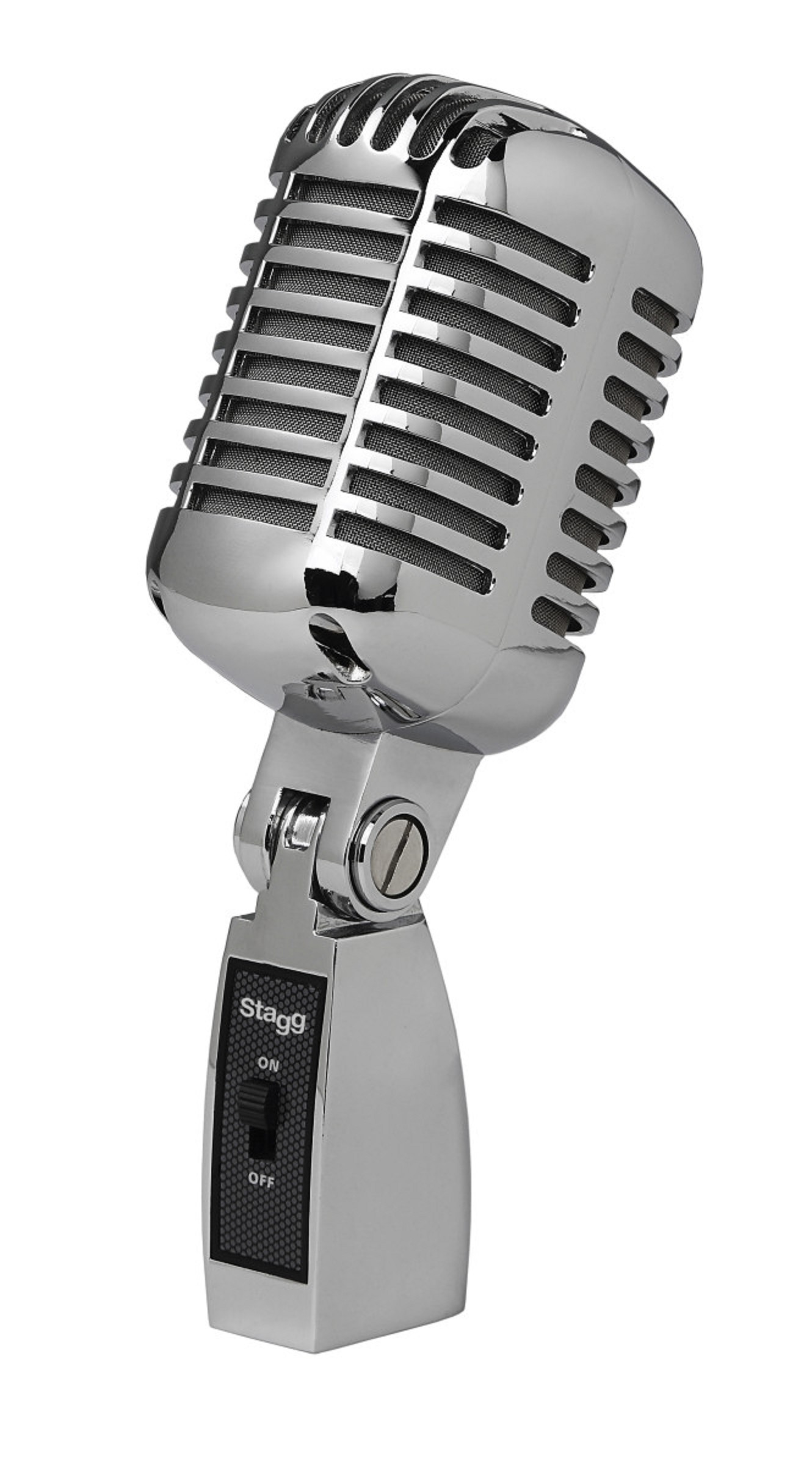 Stagg SDM100 CR Dynamisch Vintage Mikrofon inkl. Kabel und Case