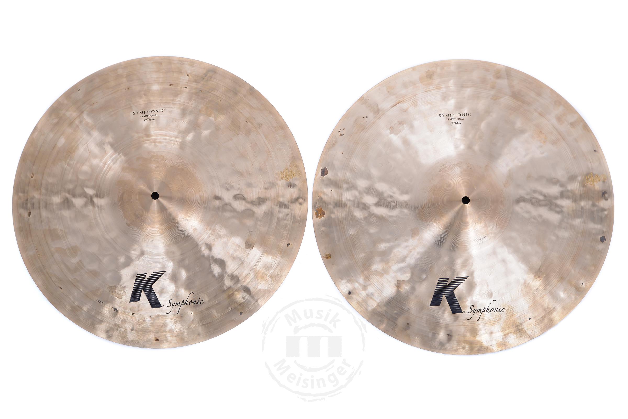 Zildjian K Symphonic 19" Heavy traditional (Paar)