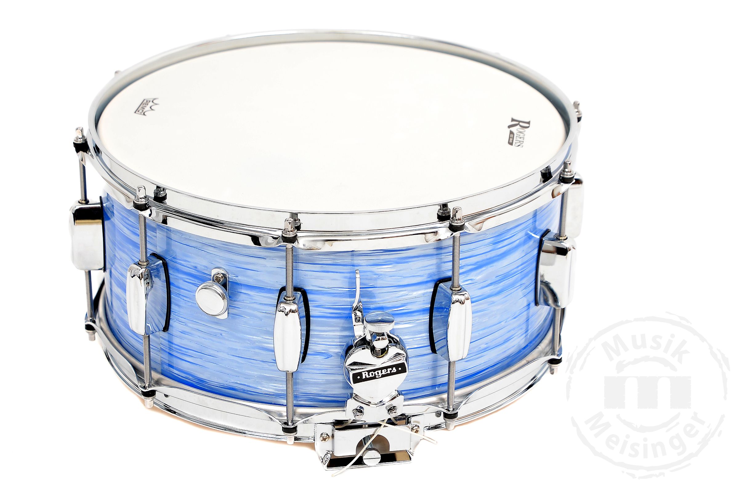 Rogers 14x6,5 Dyna-Sonic Snare Blue Ripple Rogers 14x6,5 Dyna-Sonic Snare Blue Ripple