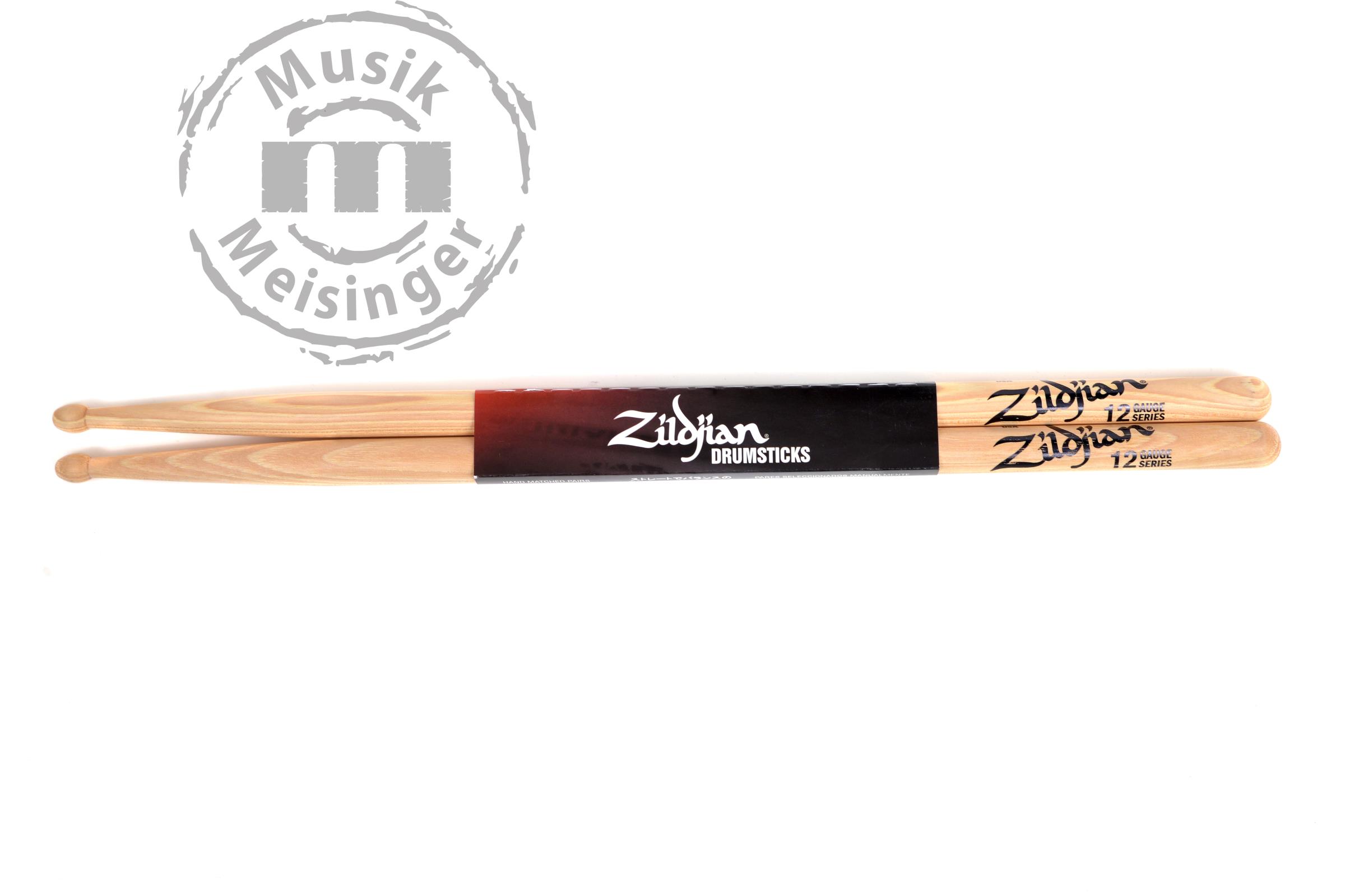 Zildjian Sticks Gauge Serie ZG12 Hickory Wood Tip