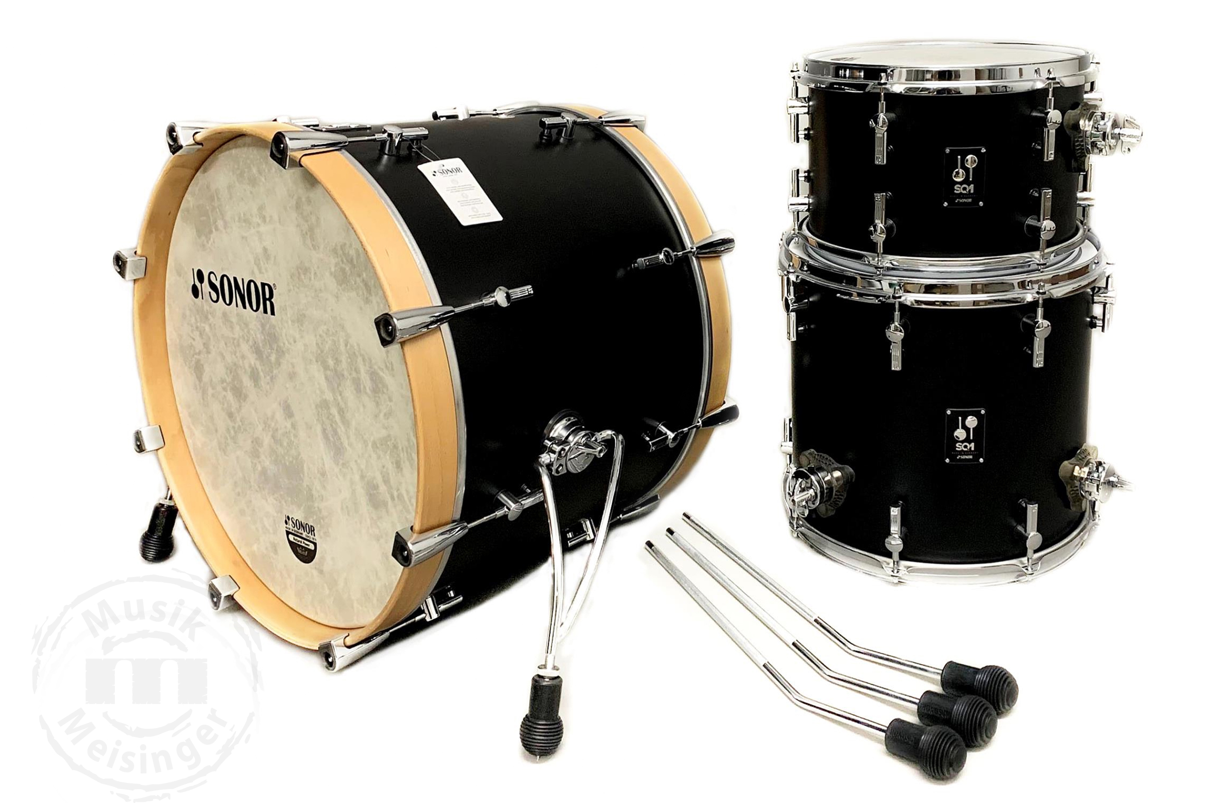 Sonor SQ1 Shell Set GT Black 24BD/13T/16FT