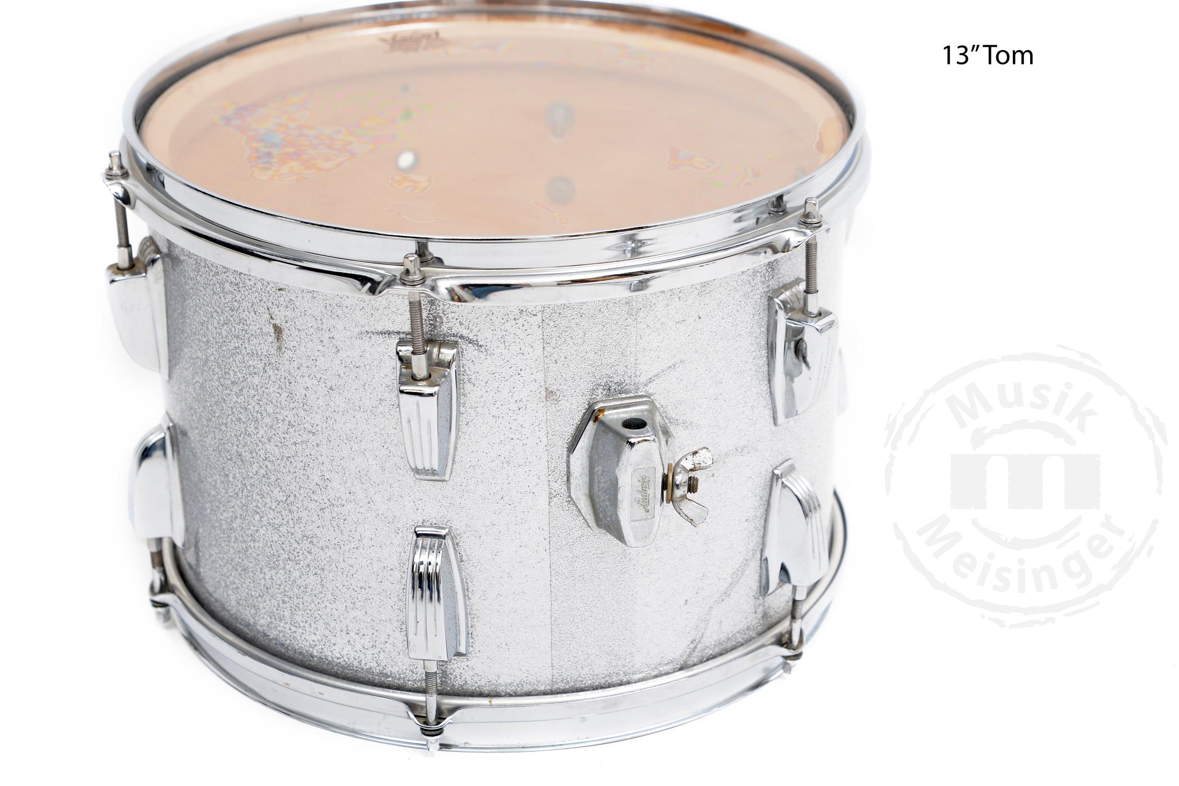 Ludwig 22B/12T/13T/15FT Silver Sparkle