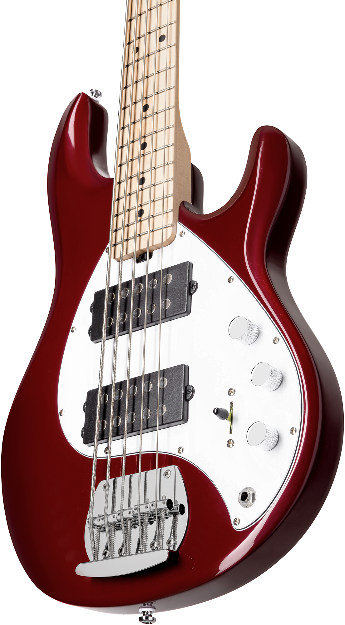 STERLING BY MUSIC MAN S.U.B. StingRay 5 MN Candy Apple Red