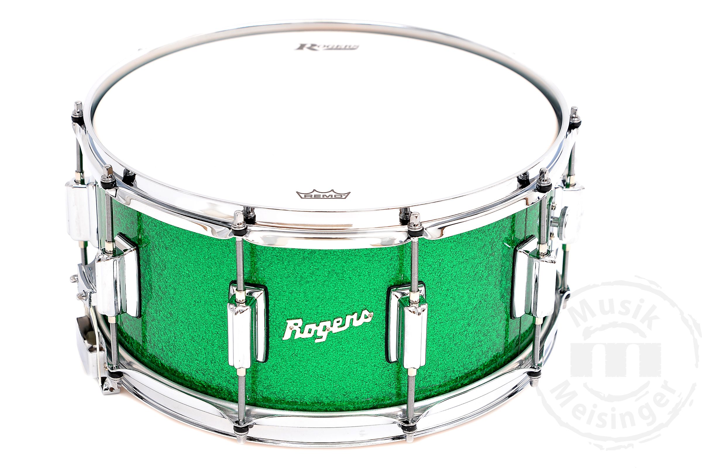 Rogers 14x6,5 Dyna-Sonic Snare Green Sparkle