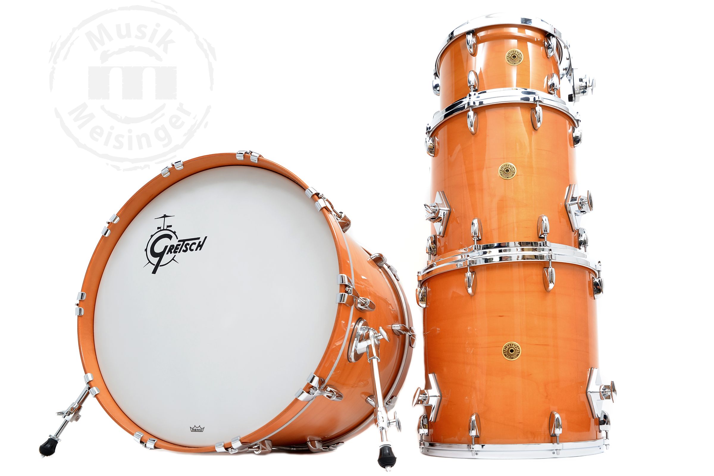 Gretsch USA Custom Kit 22B/12T/14FT/16FT Mill. Maple Gloss