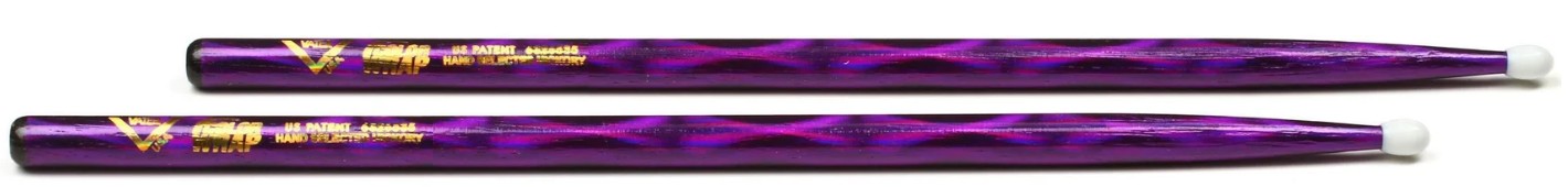 Vater Color Wrap Purple Power 5BN Hickory Nylon Tip