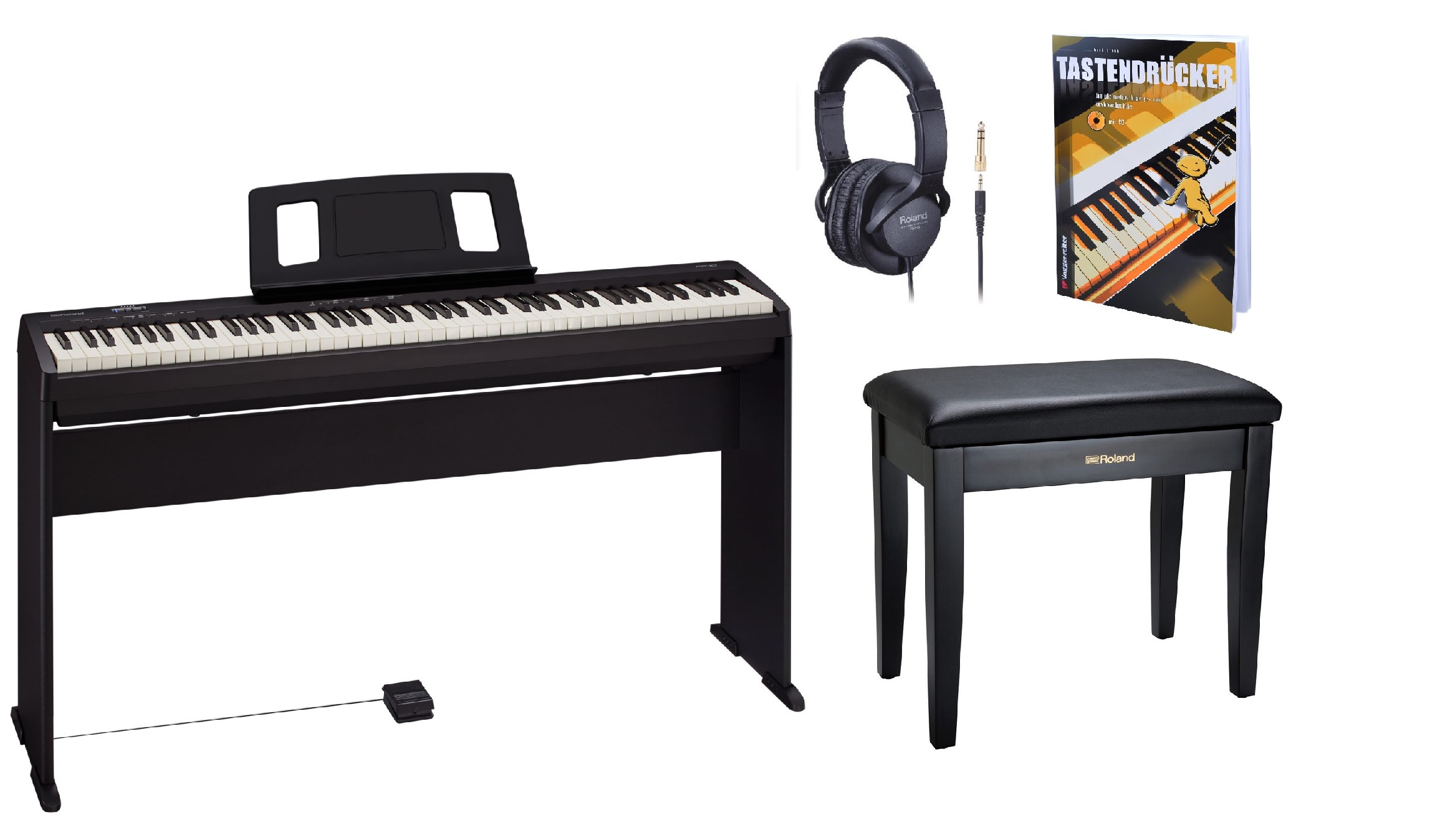 Roland FP-10 Stagepiano Bundle