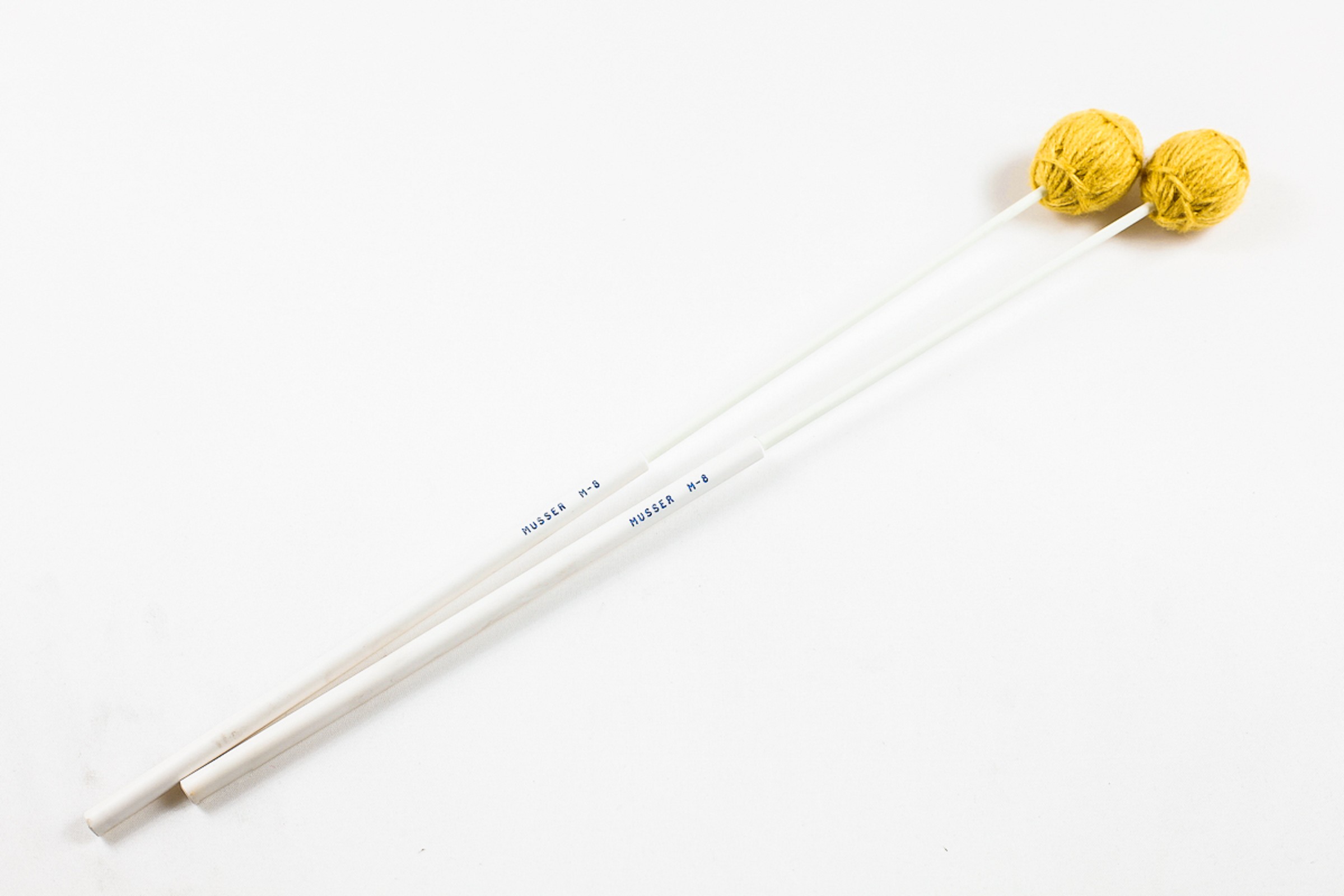 Musser M8 Marimbaschlägel Medium Soft Yellow Yarn 1"