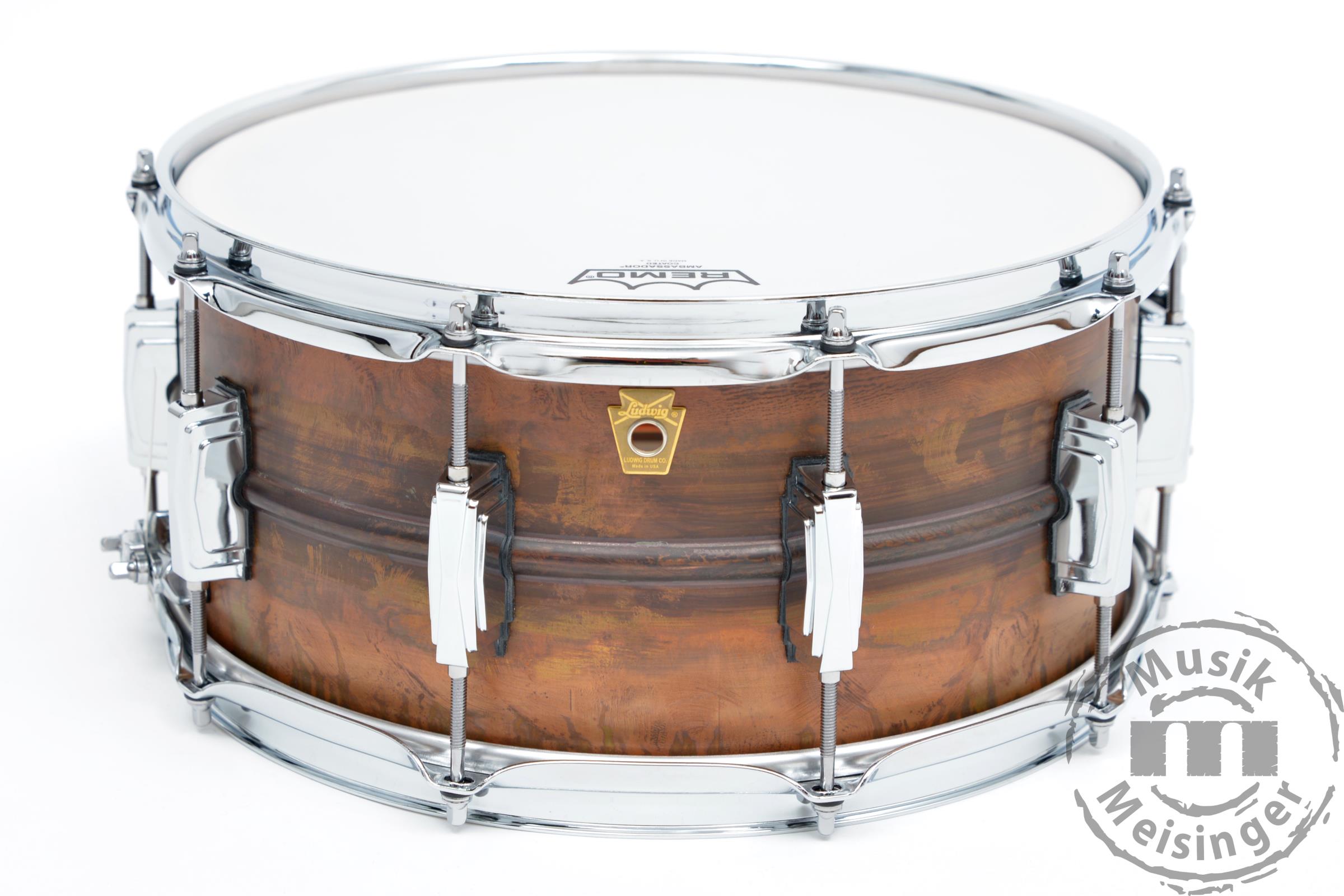 Ludwig LC663 Copperphonic Raw Snare 14x6,5