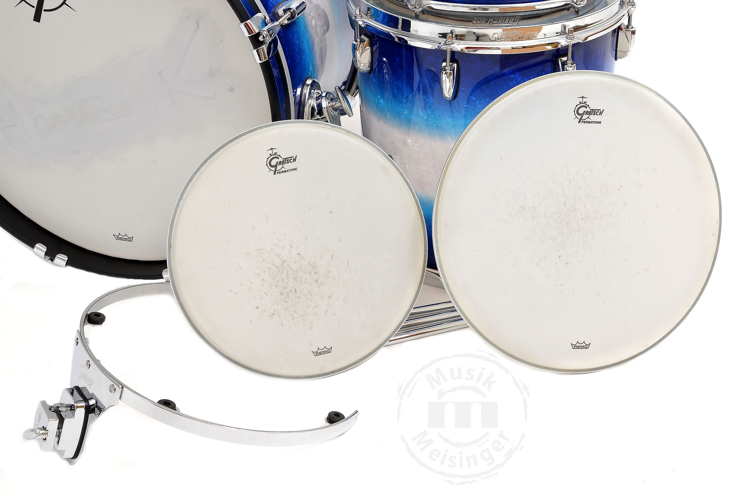 Gretsch USA Brooklyn 20BD/12TT/14FT Blue Burst Pearl Gretsch USA Brooklyn 20BD/12TT/14FT Blue Burst Pearl