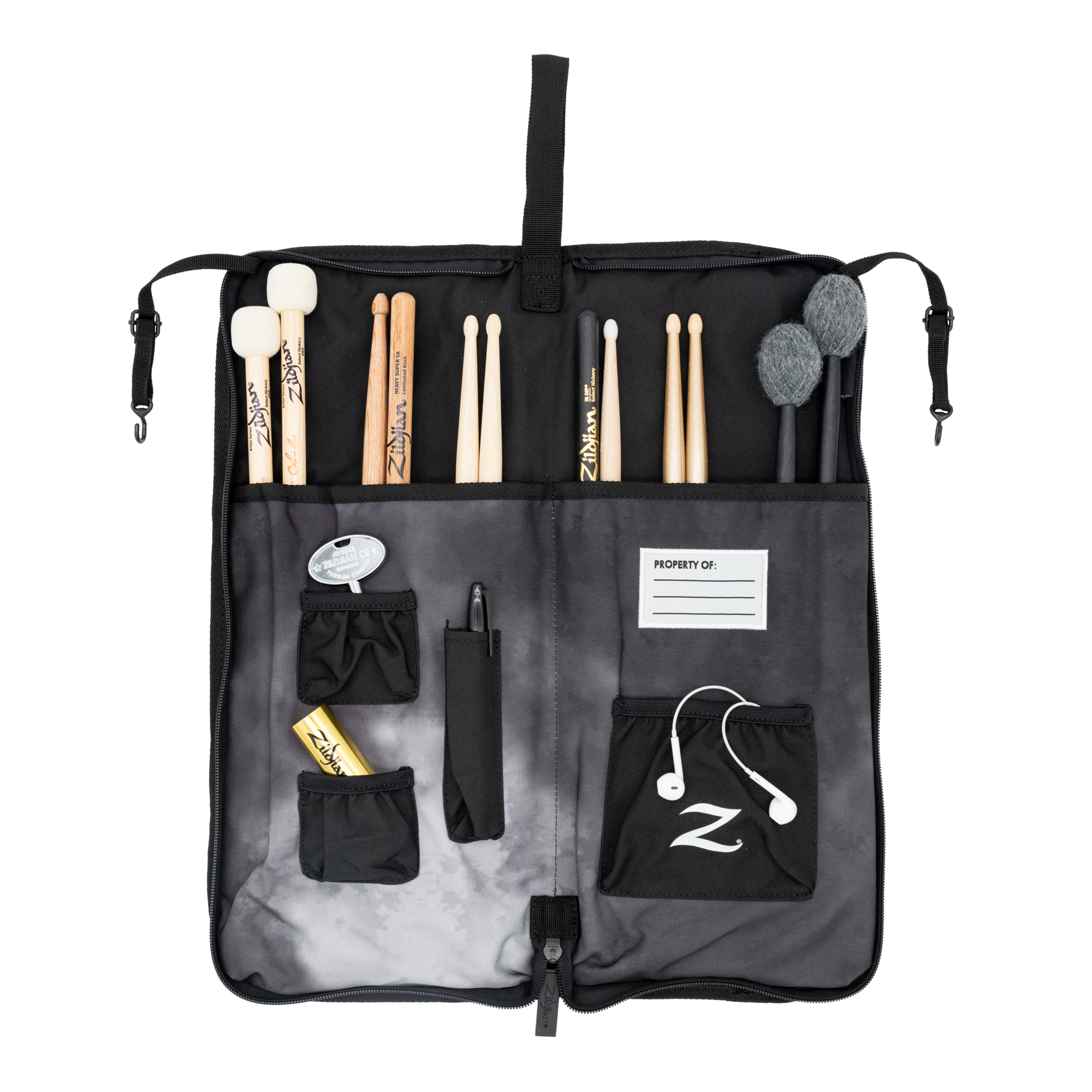 Zildjian Student Drumstick Bag Black Rain Cloud