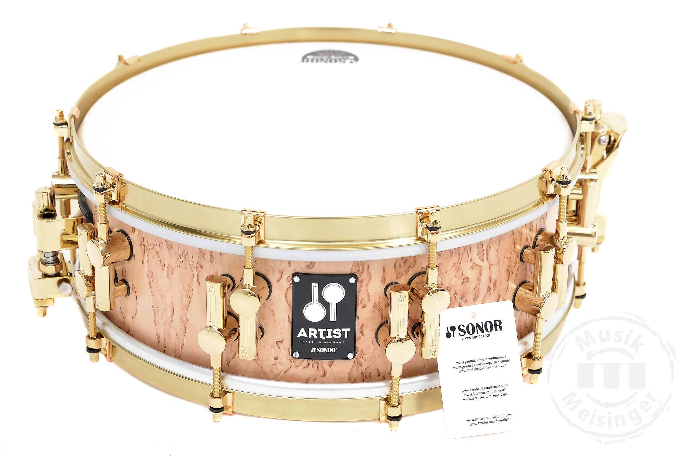 Sonor Artist 14x5 Snare Scandinavian Birch