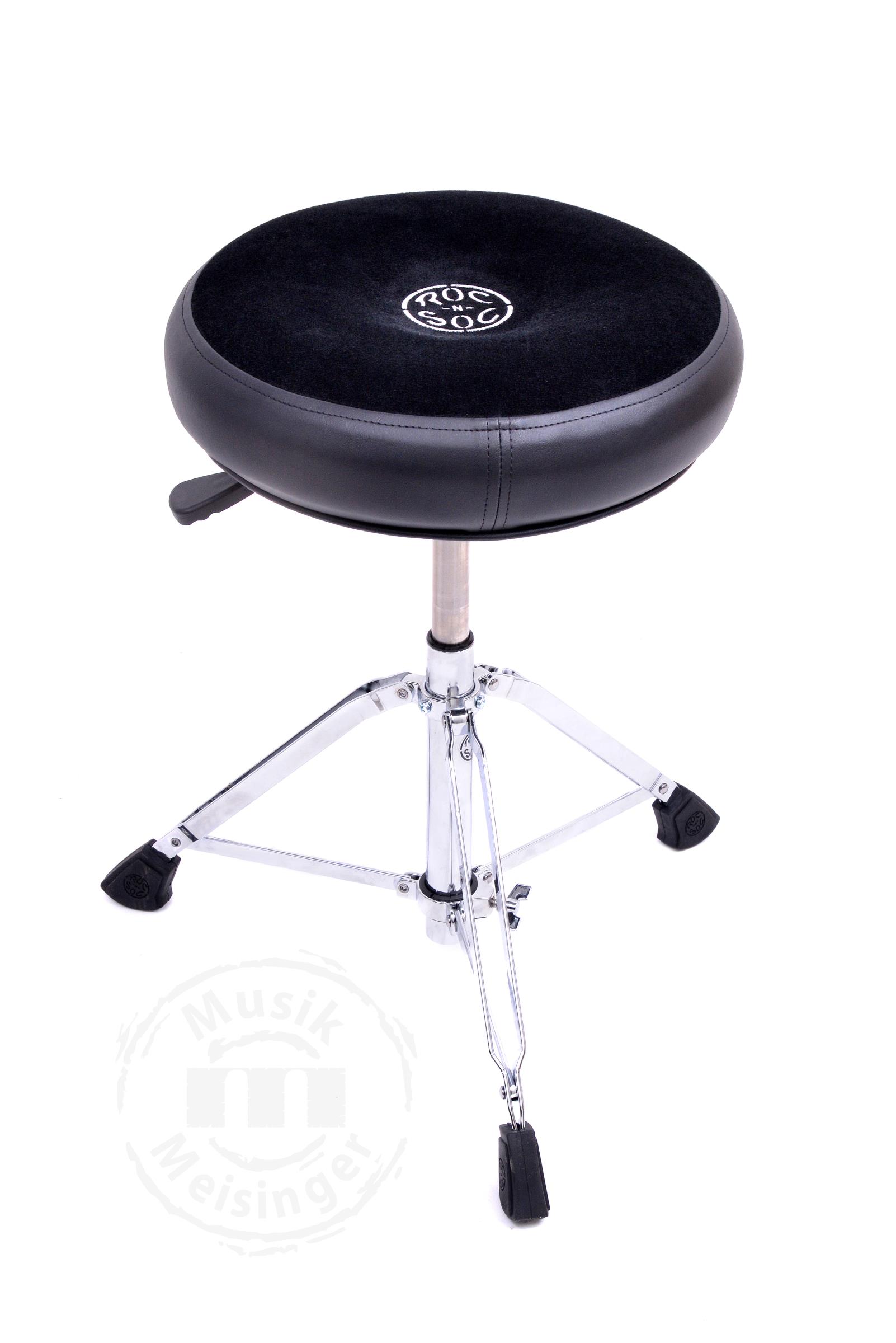 ROC-N-SOC Nitro Throne Rund Retro Schwarz