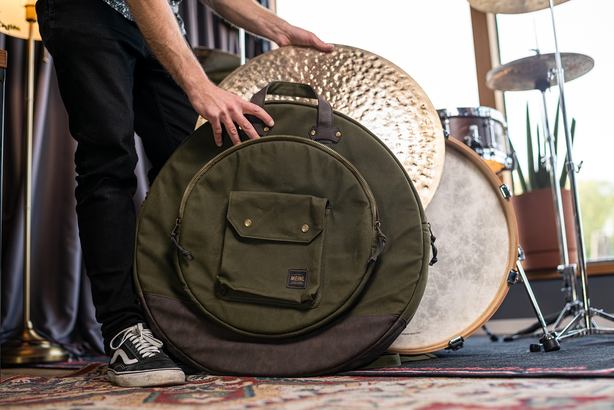 Meinl MWC22GR Canvas Cymbal Bag Forest Green