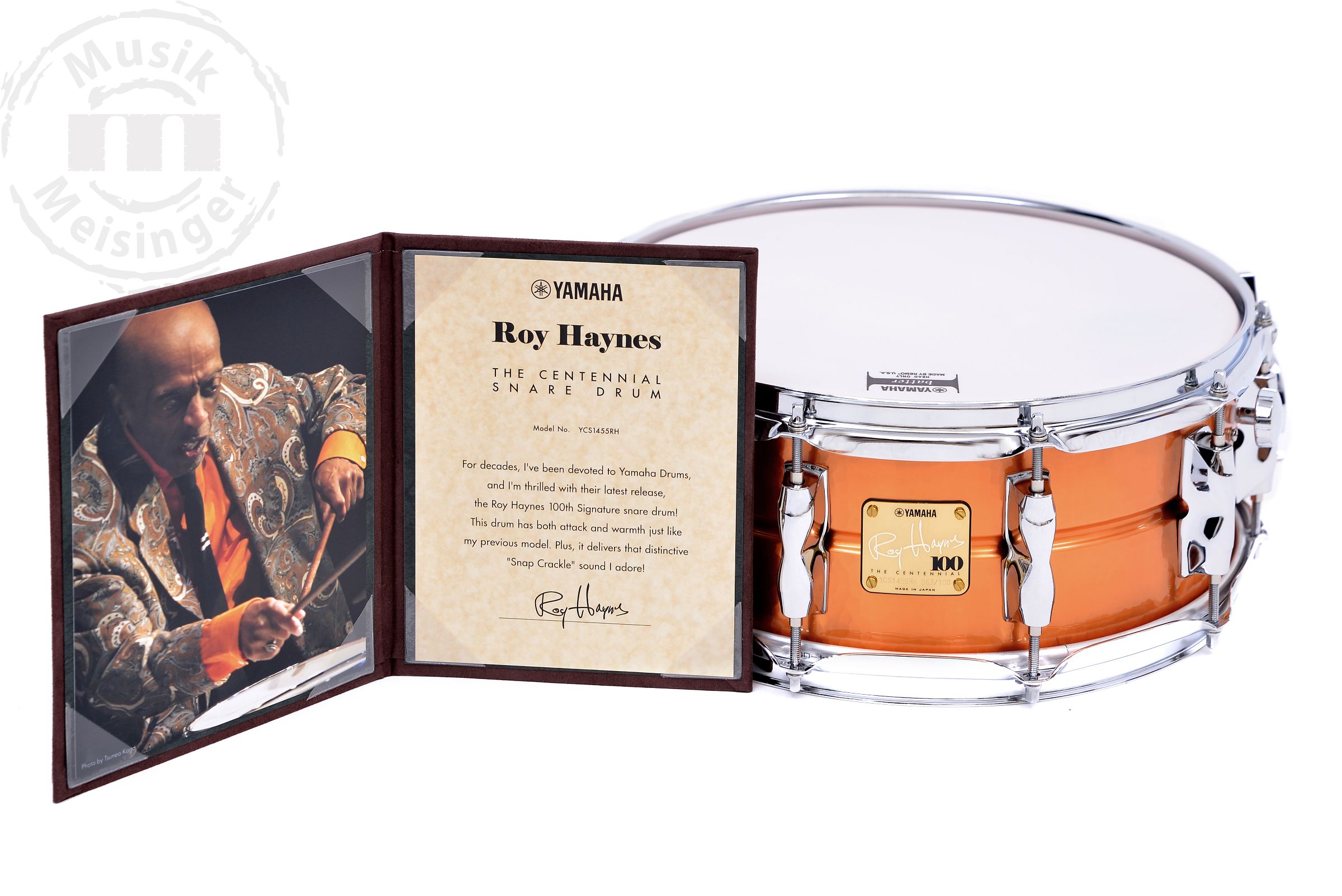 Yamaha Roy Haynes Signature Snare