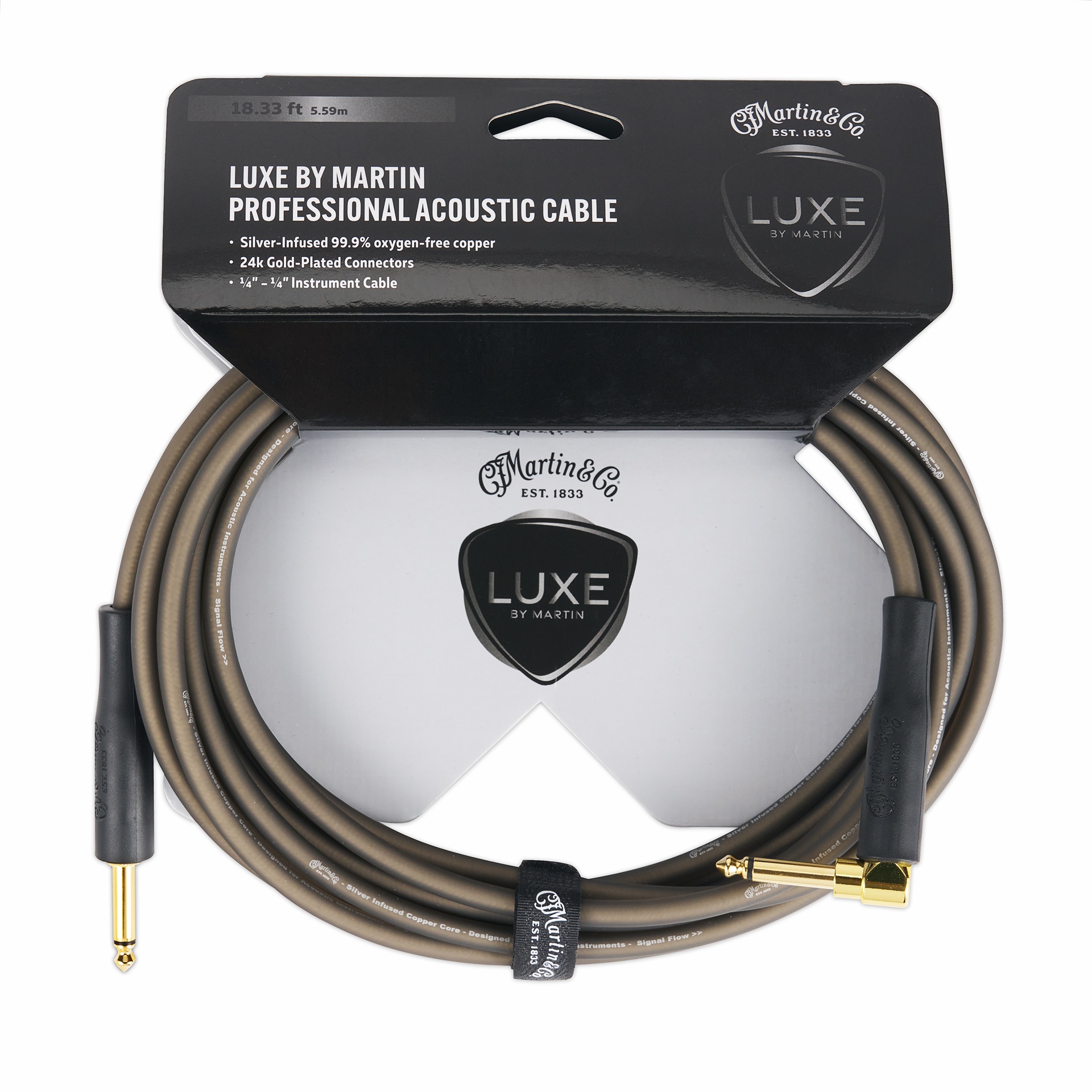 MARTIN GUITARS LUXE by Martin Cable, Straight, 90 degree, 1