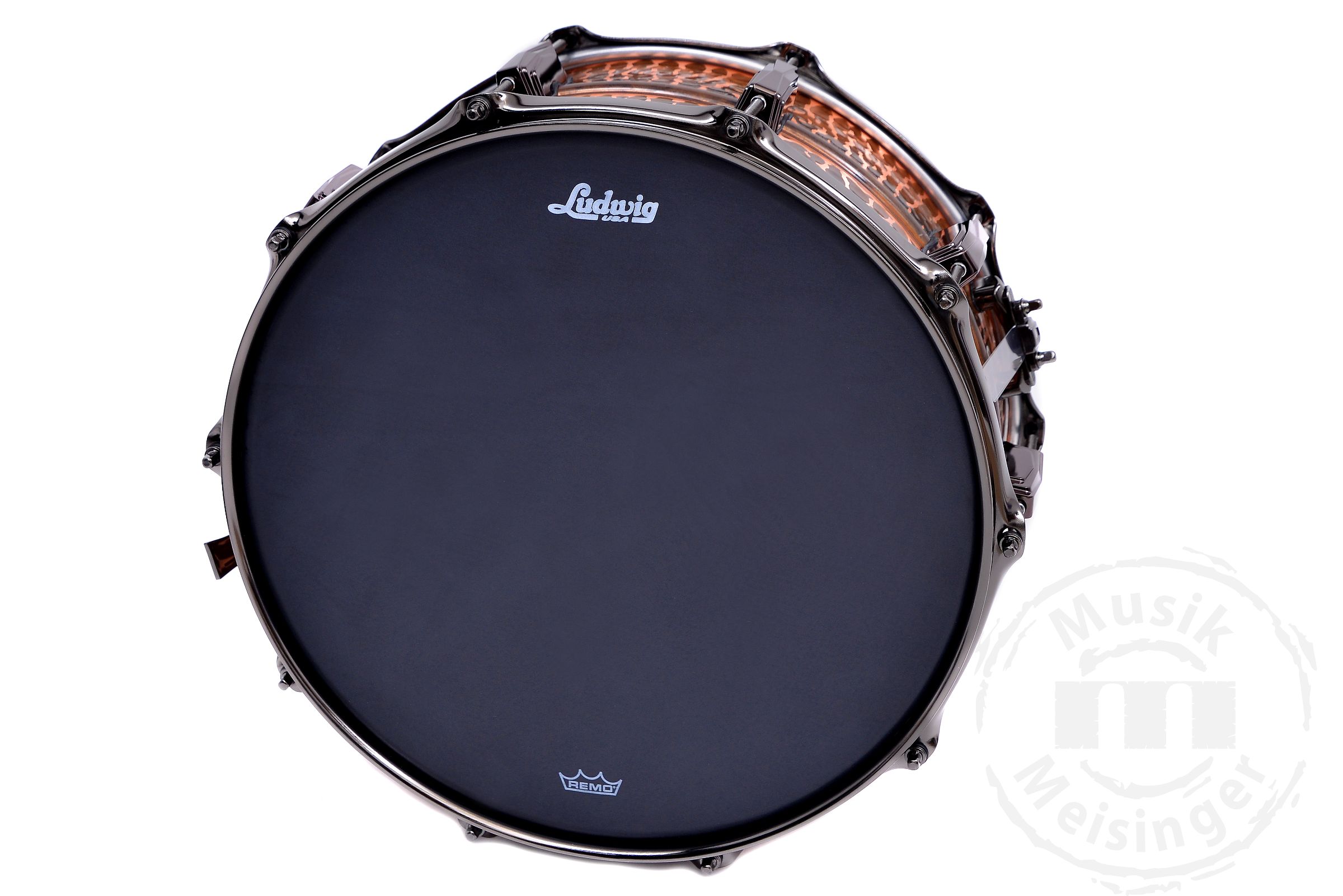 Ludwig Copperphonic Raw 14x6.5 Snare Drum