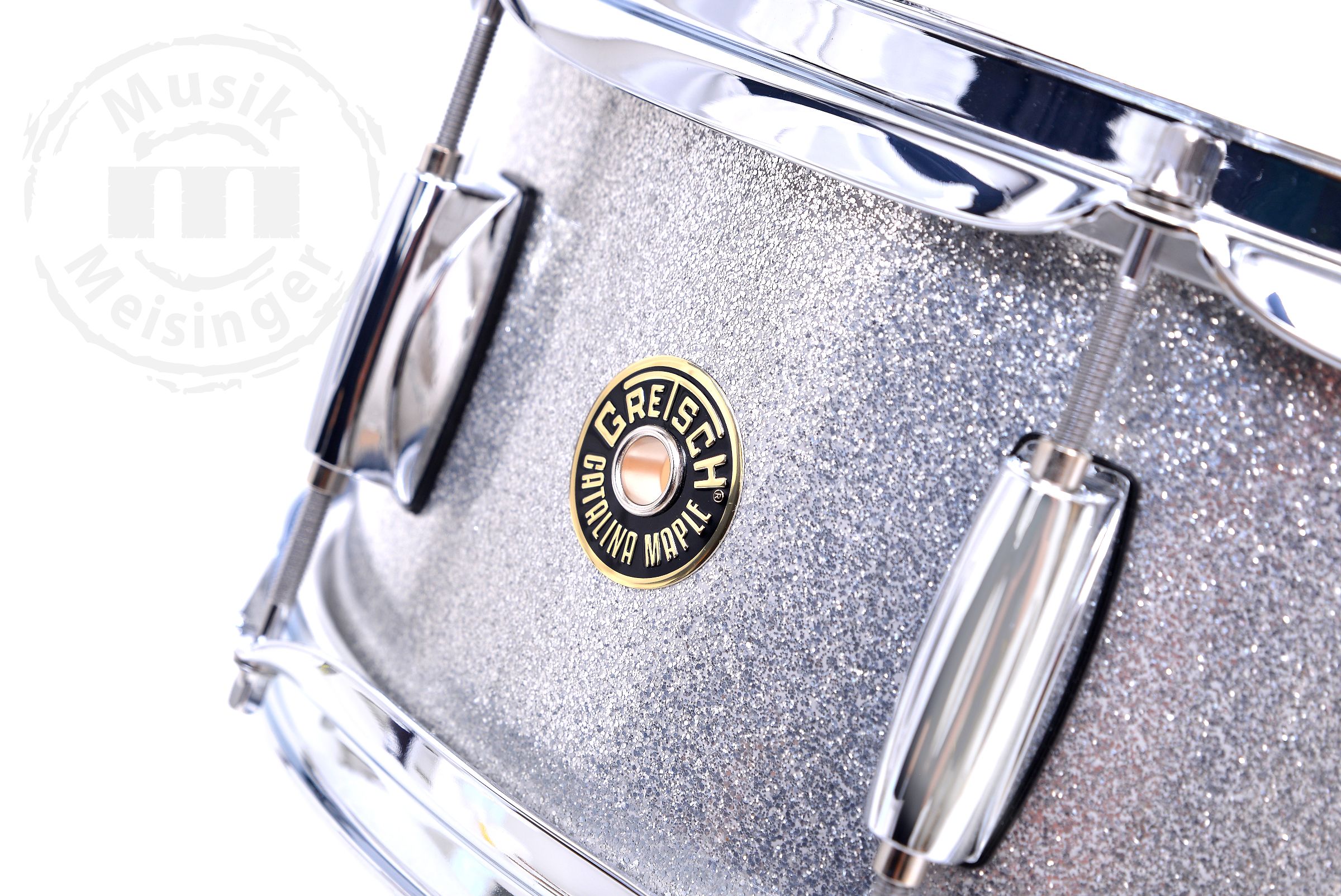 Gretsch Catalina Maple 14"x06" Snare Silver Sparkle
