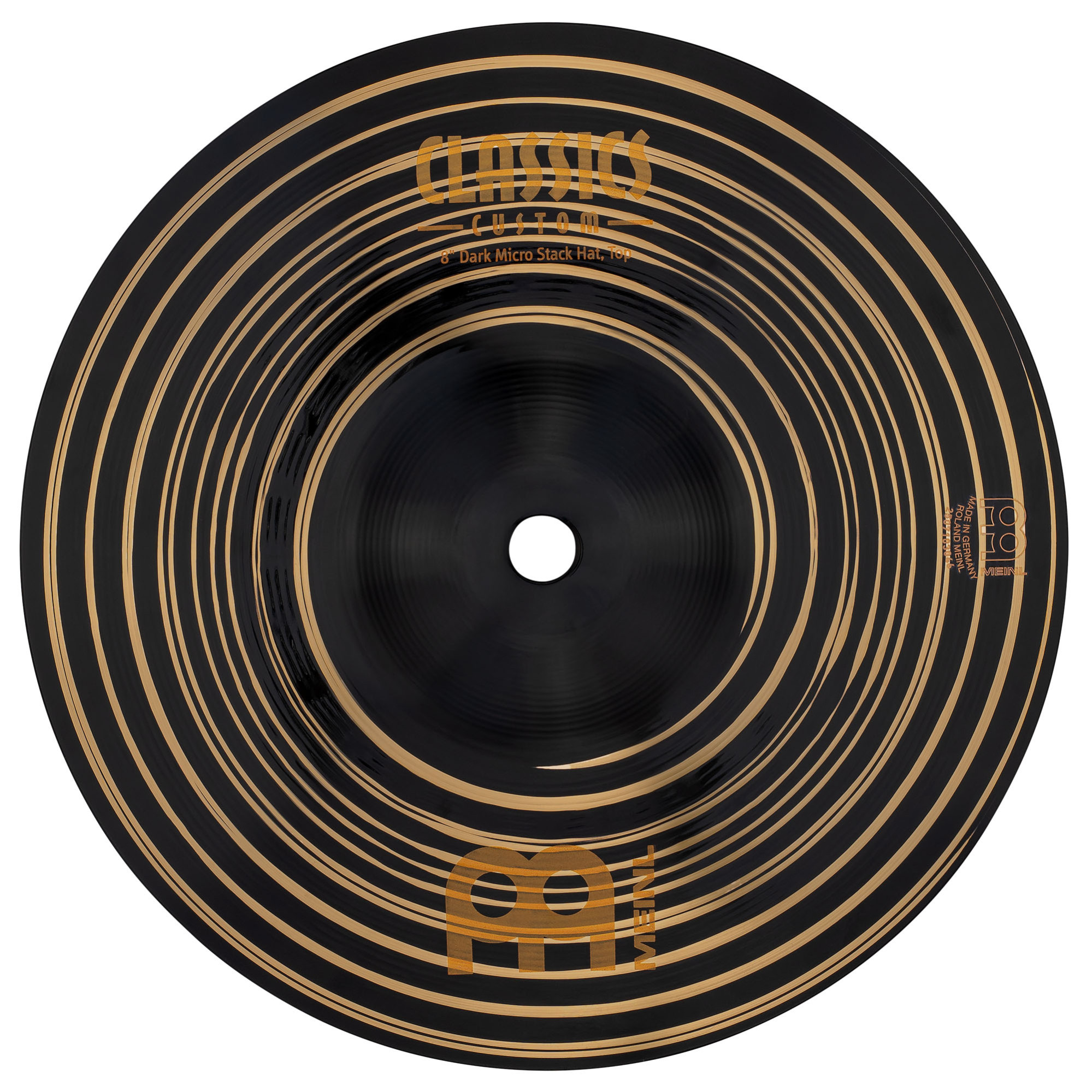 Meinl CC8DAH 8" Classic Custom Dark Micro Stack Hats
