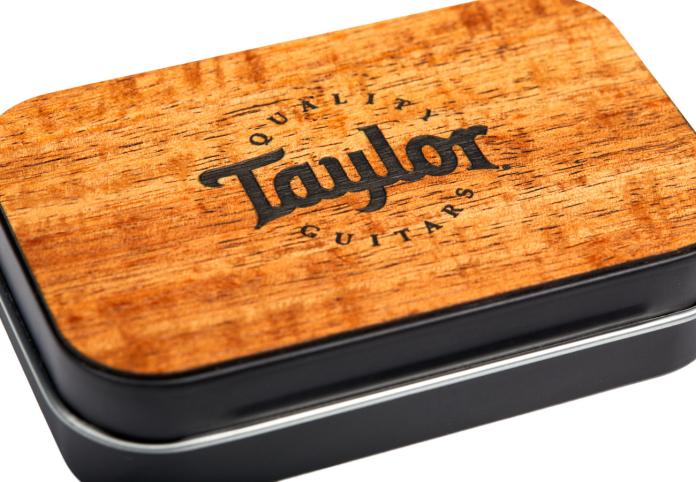 TAYLOR PICK Tin, Koa Top, Collectable Darktone Series