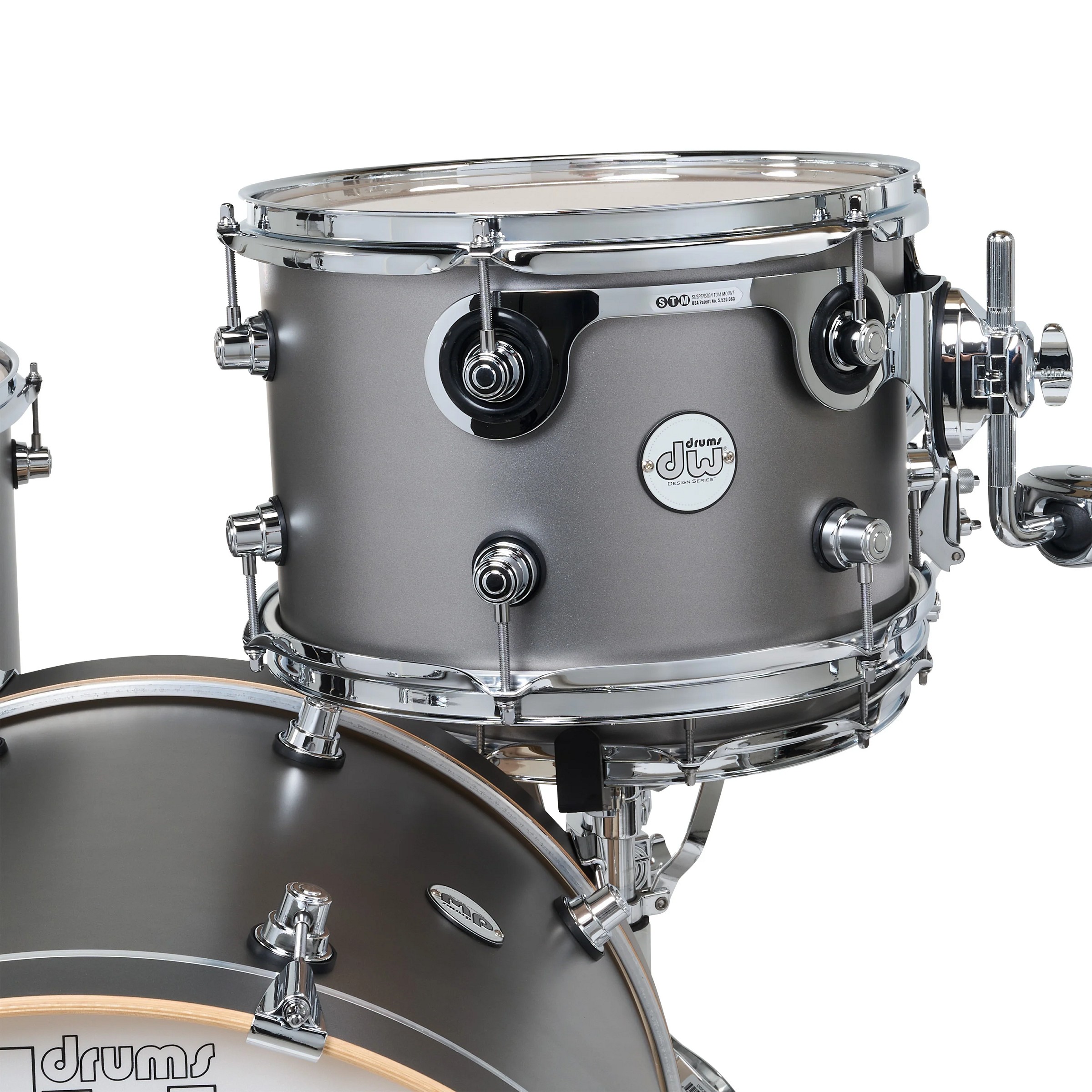 dw Design Shellset 22B/12T/16FT Titanium Satin
