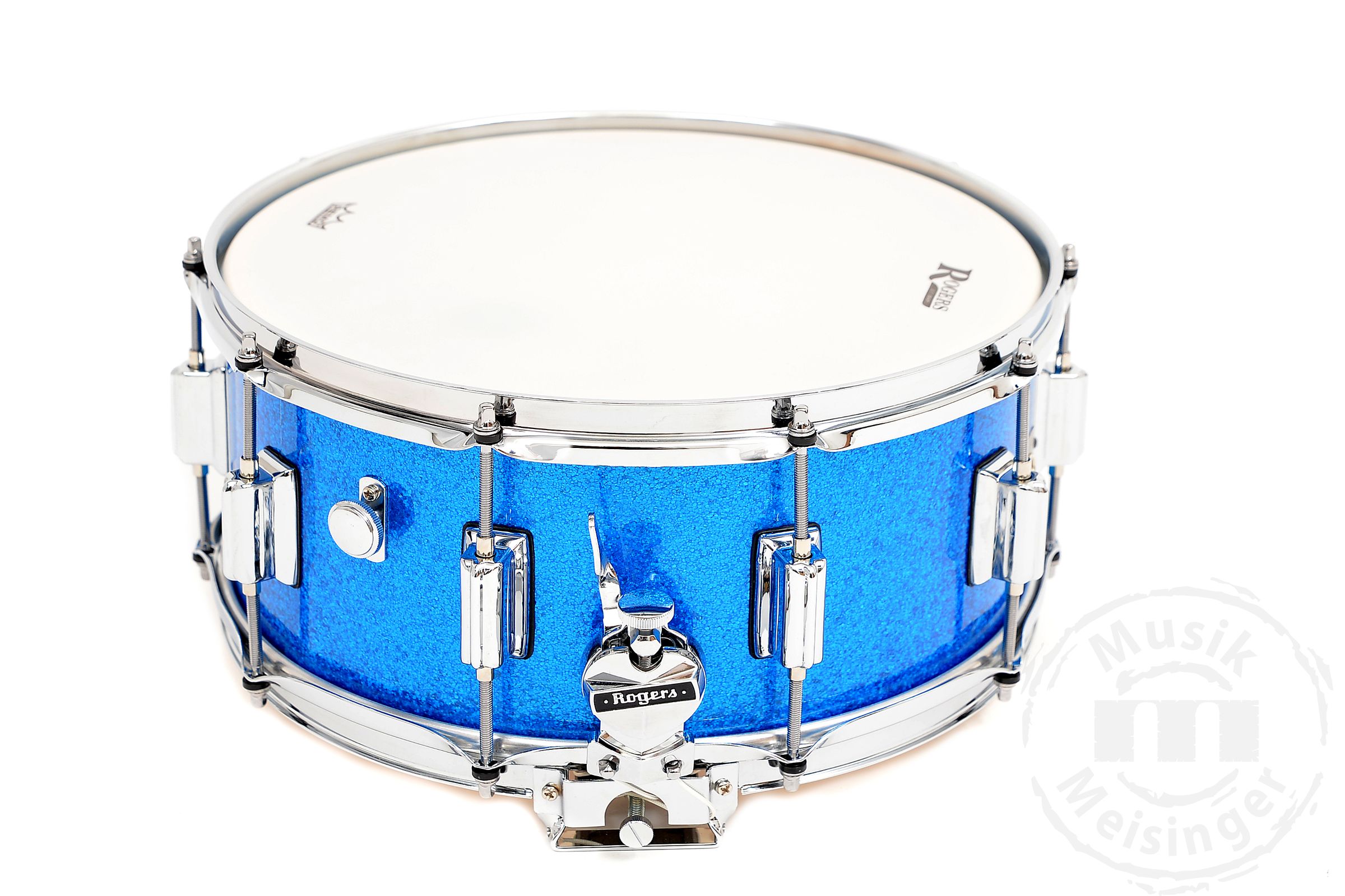 Rogers 14x6,5 Dyna-Sonic Snare Blue Sparkle