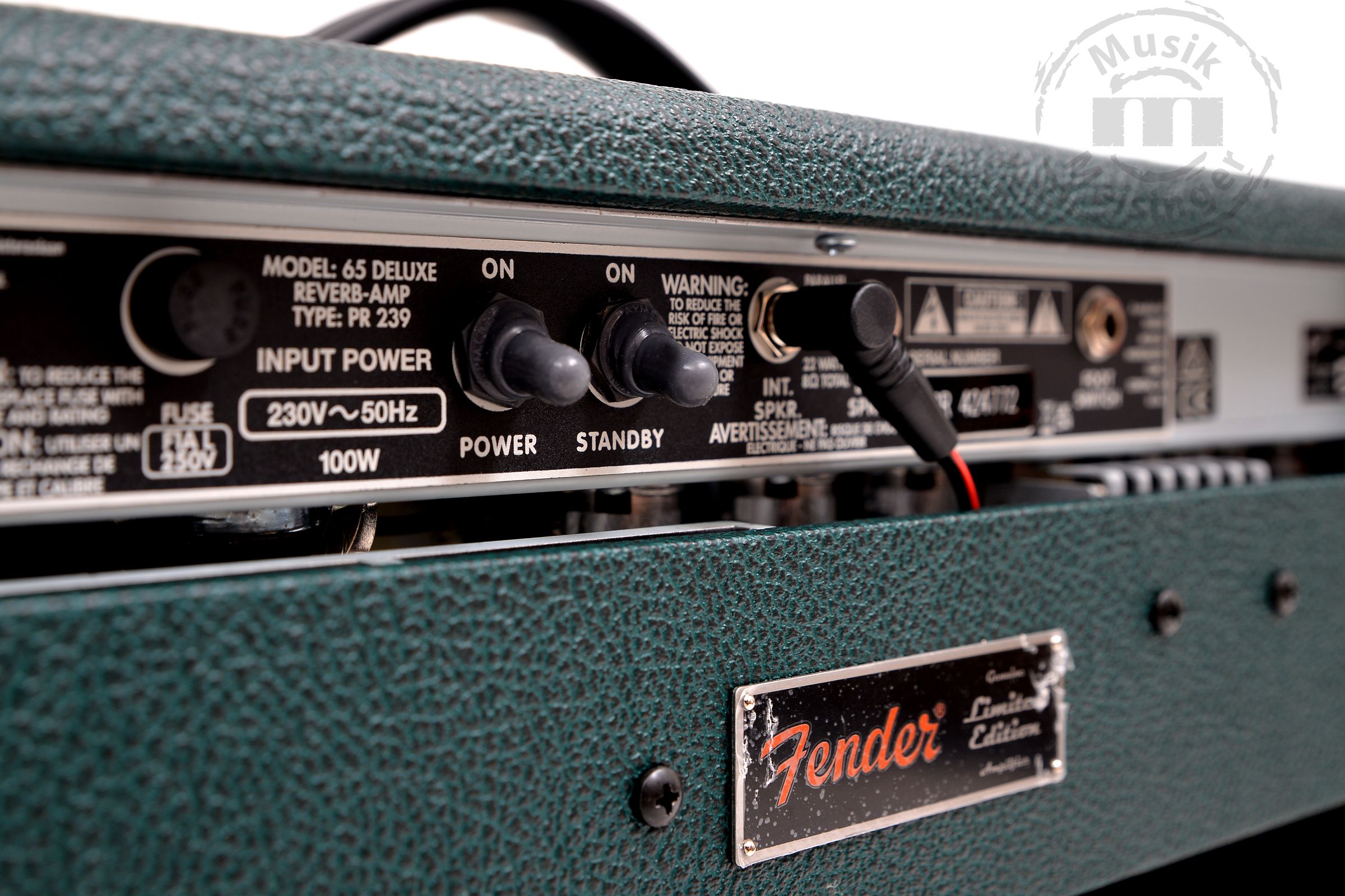 FENDER DELUXE REVERB BRIT GREEN 230V EU