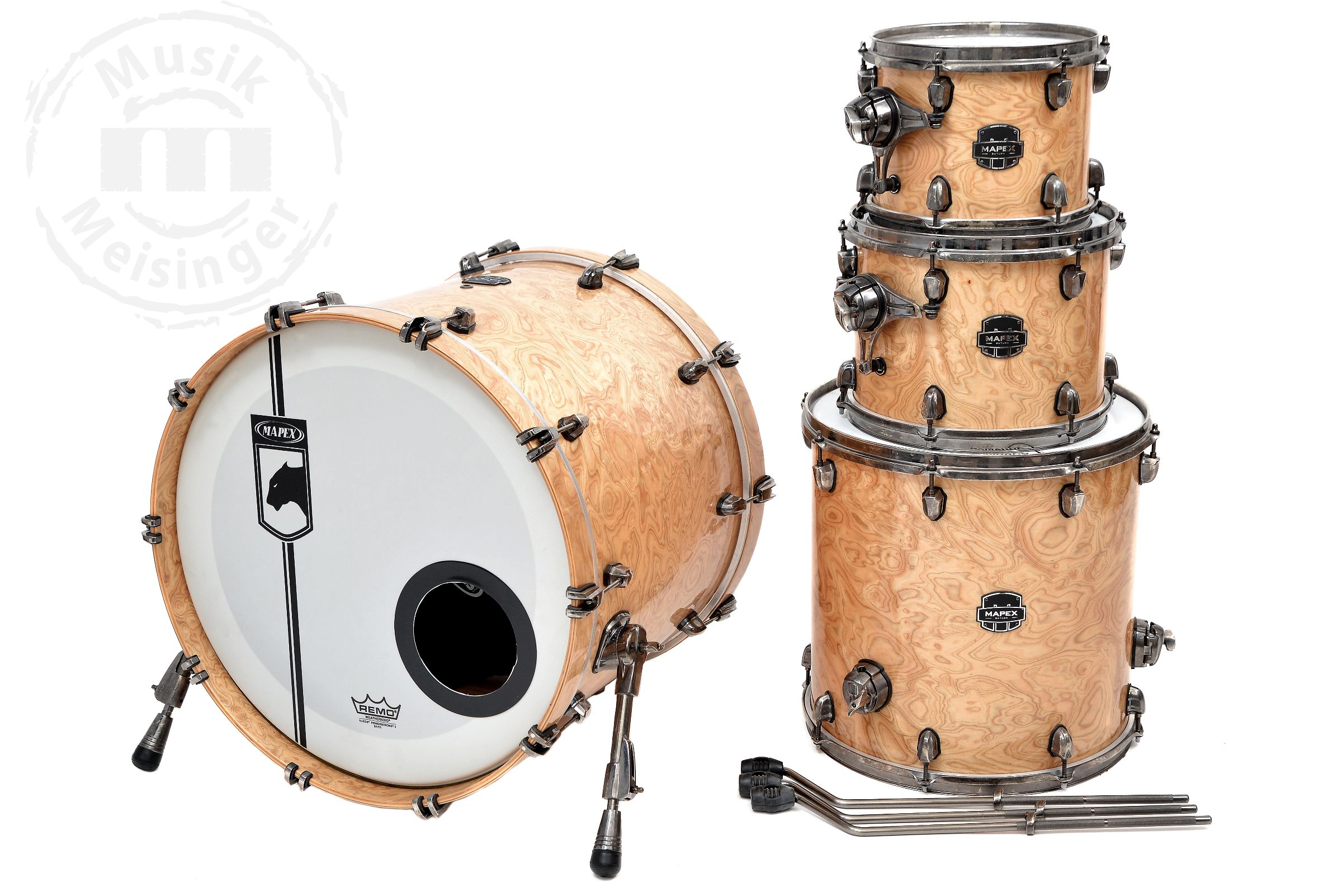 Mapex Saturn V EX Stage Shellset Natural Maple Burl