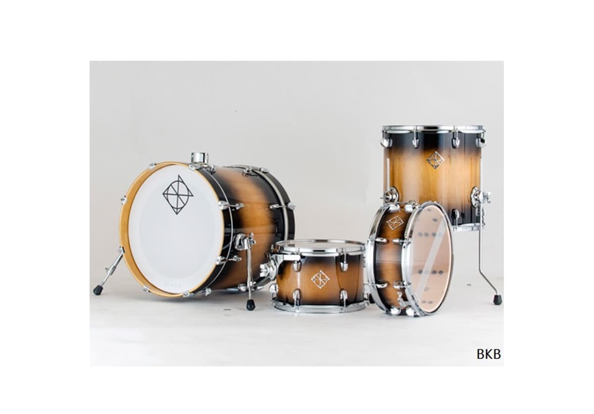 Dixon Fuse Shellset Maple Black Burst