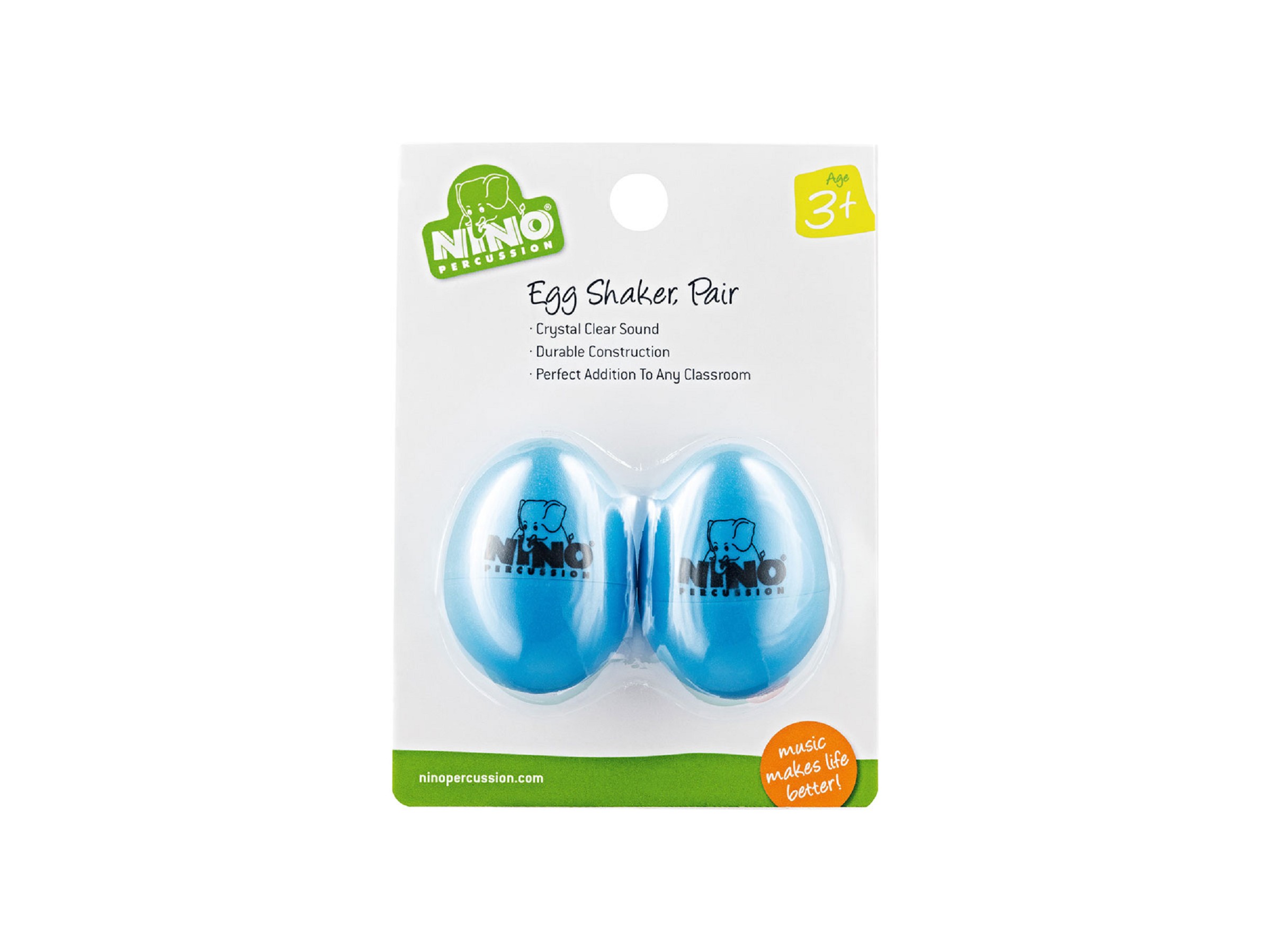 Nino NINO540SB-2 Egg Shaker 2er Set Blau