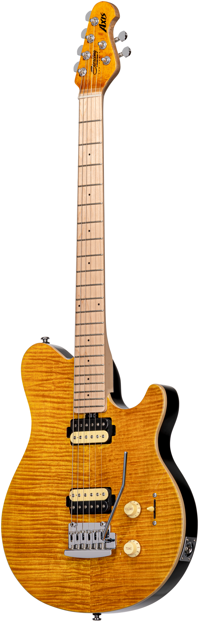 STERLING BY MUSIC MAN S.U.B., Axis, Flame Maple Top, Trans G