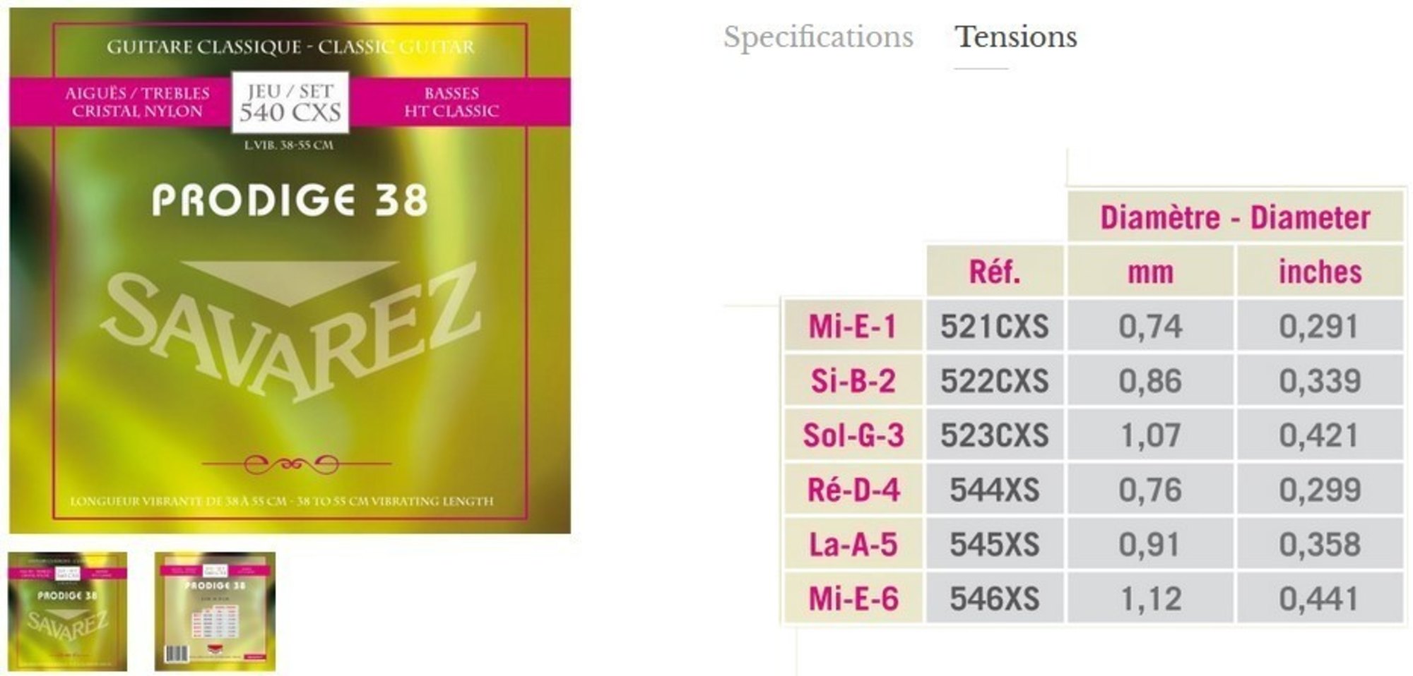SAVAREZ Prodige 540CSX