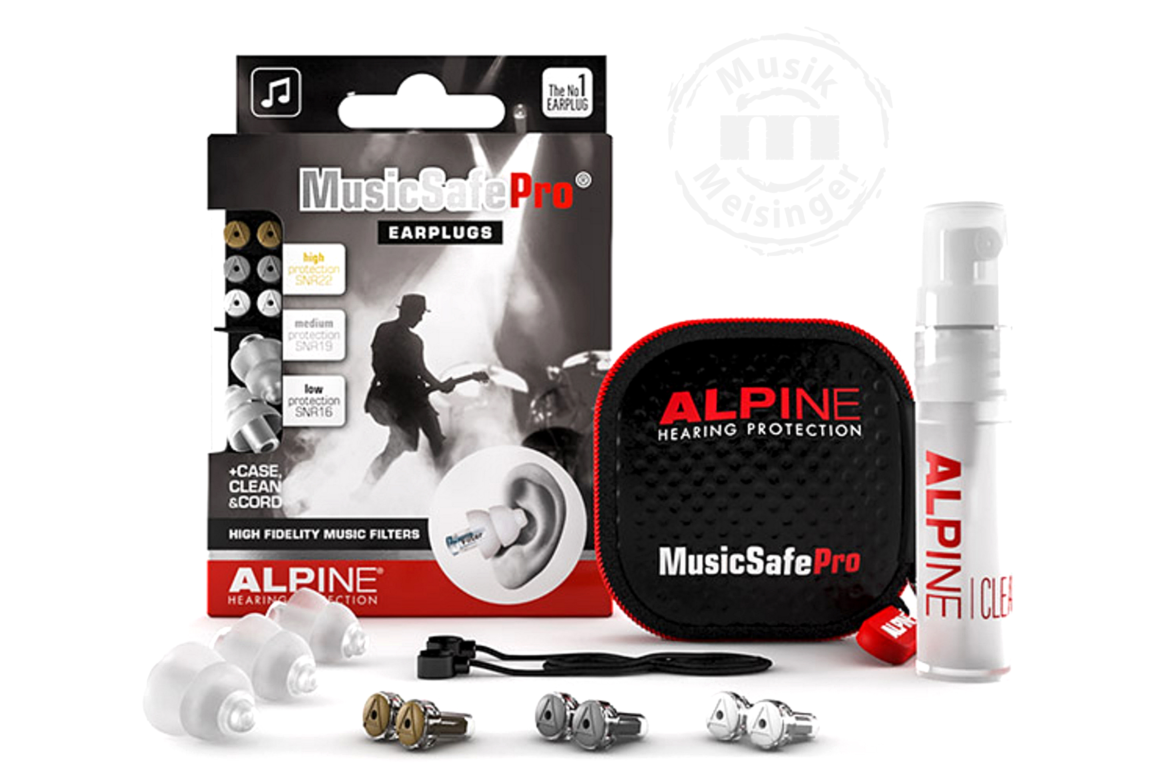 Alpine Music Safe Pro Gehörschutz Transparent (Neue Version)