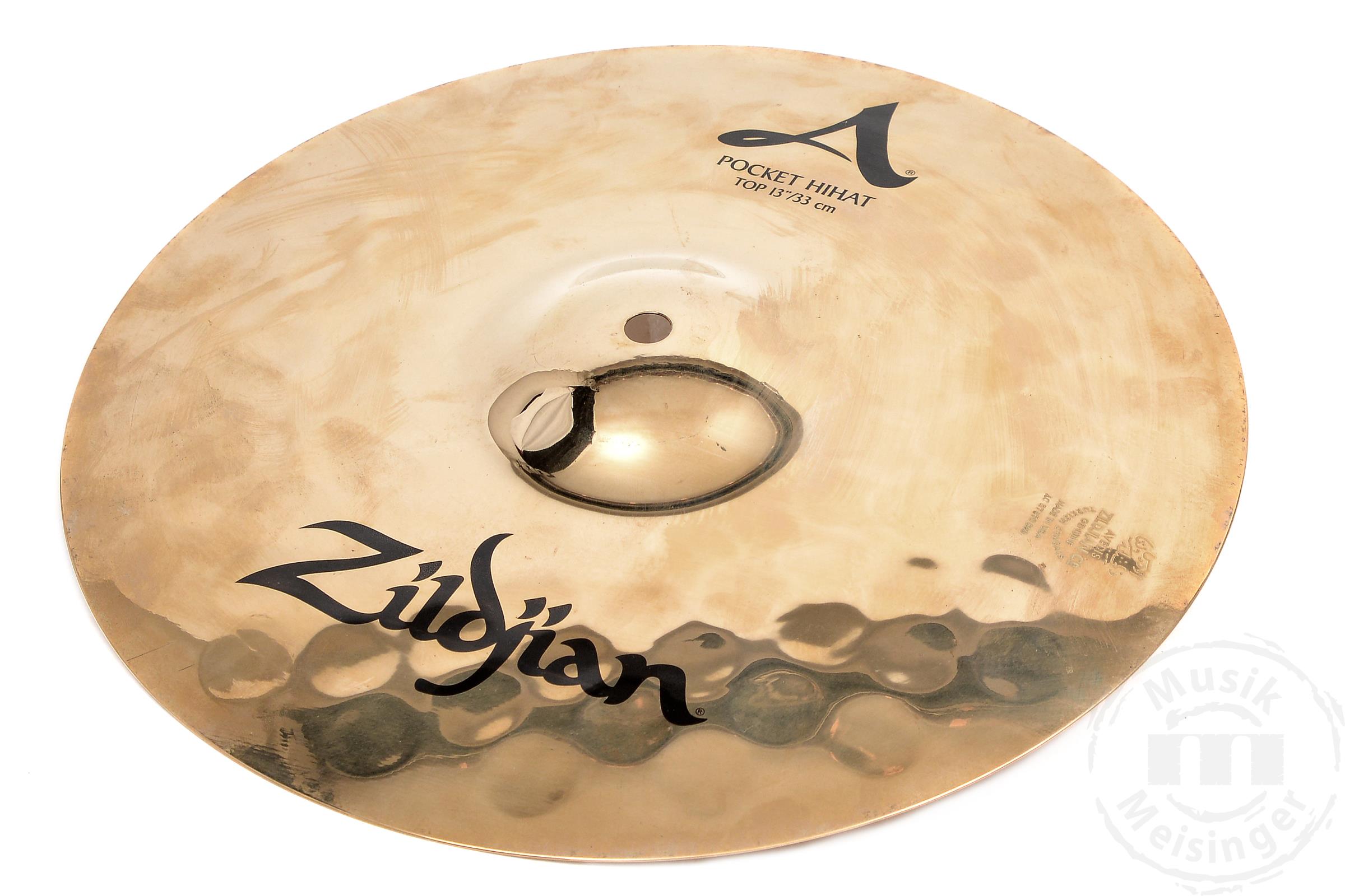 Zildjian A 13" Pocket Top Hi-Hat Brilliant (nur Top)
